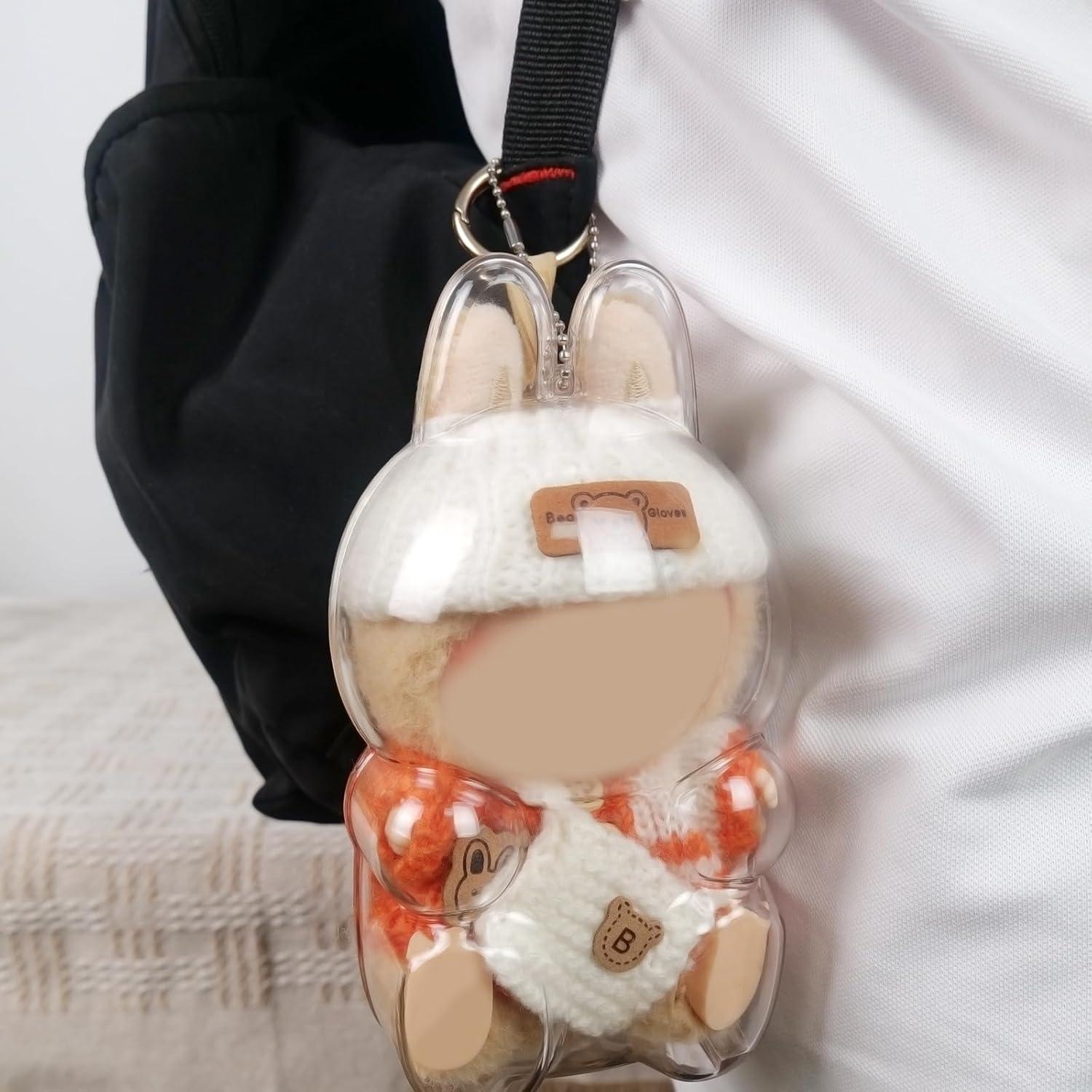 Caja de Exhibición Protectora LABUBU Acrílico 17 cm