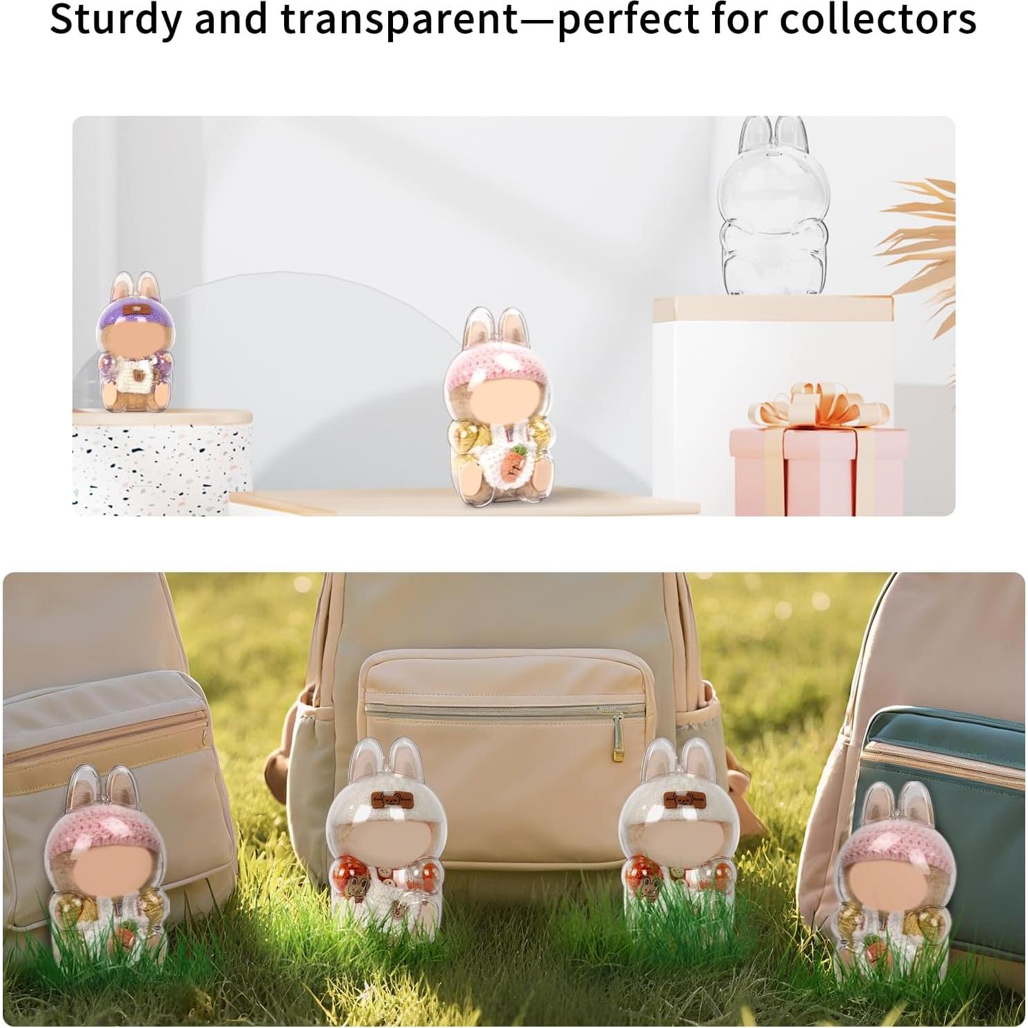 Caja de Exhibición Protectora LABUBU Acrílico 17 cm