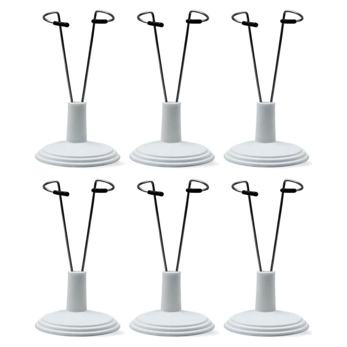 Soporte de exhibición ajustable Labubu 6 piezas 4-8 pulgadas