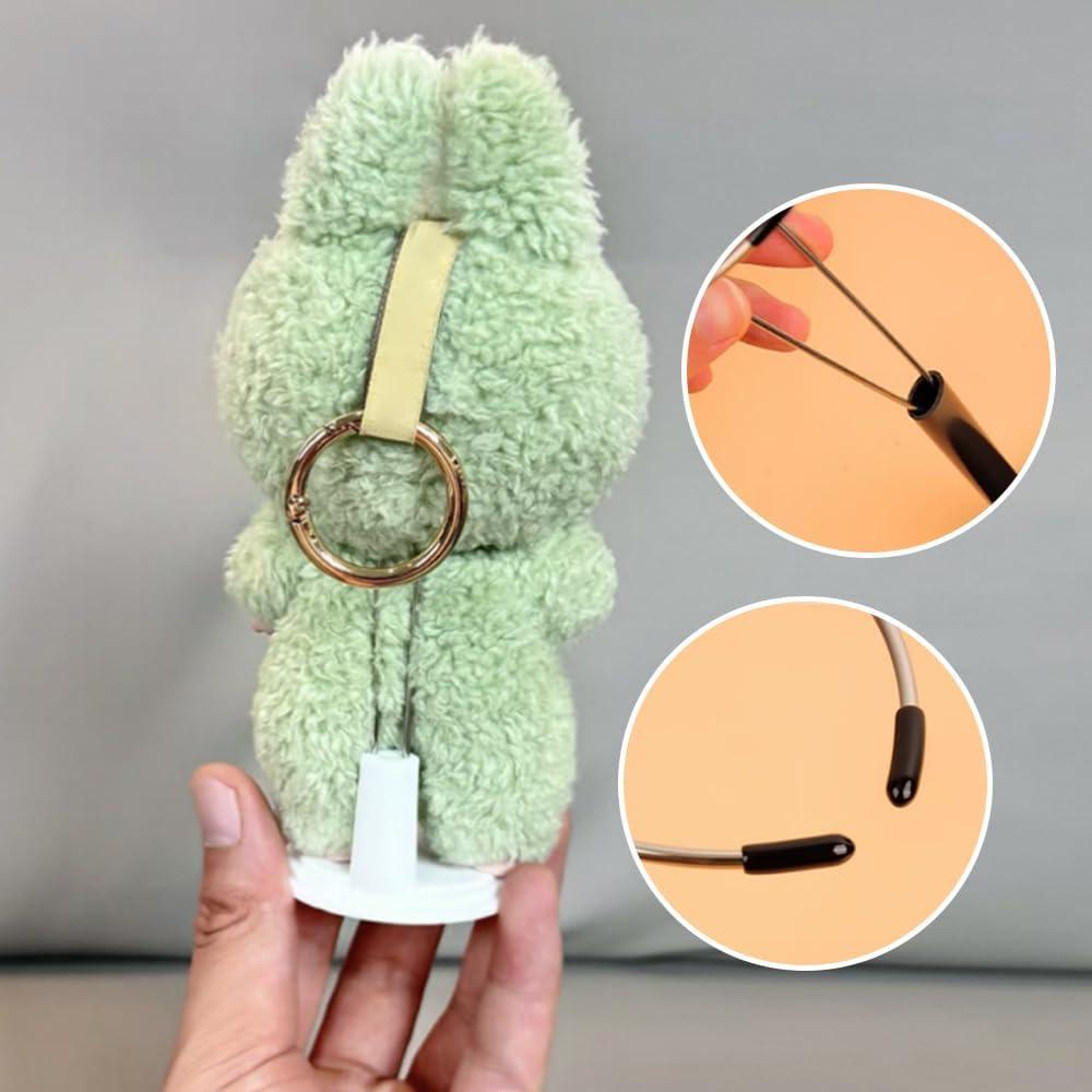 Soporte de exhibición ajustable Labubu 6 piezas 4-8 pulgadas