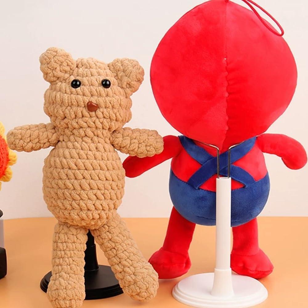 Soporte de exhibición ajustable Labubu 6 piezas 4-8 pulgadas