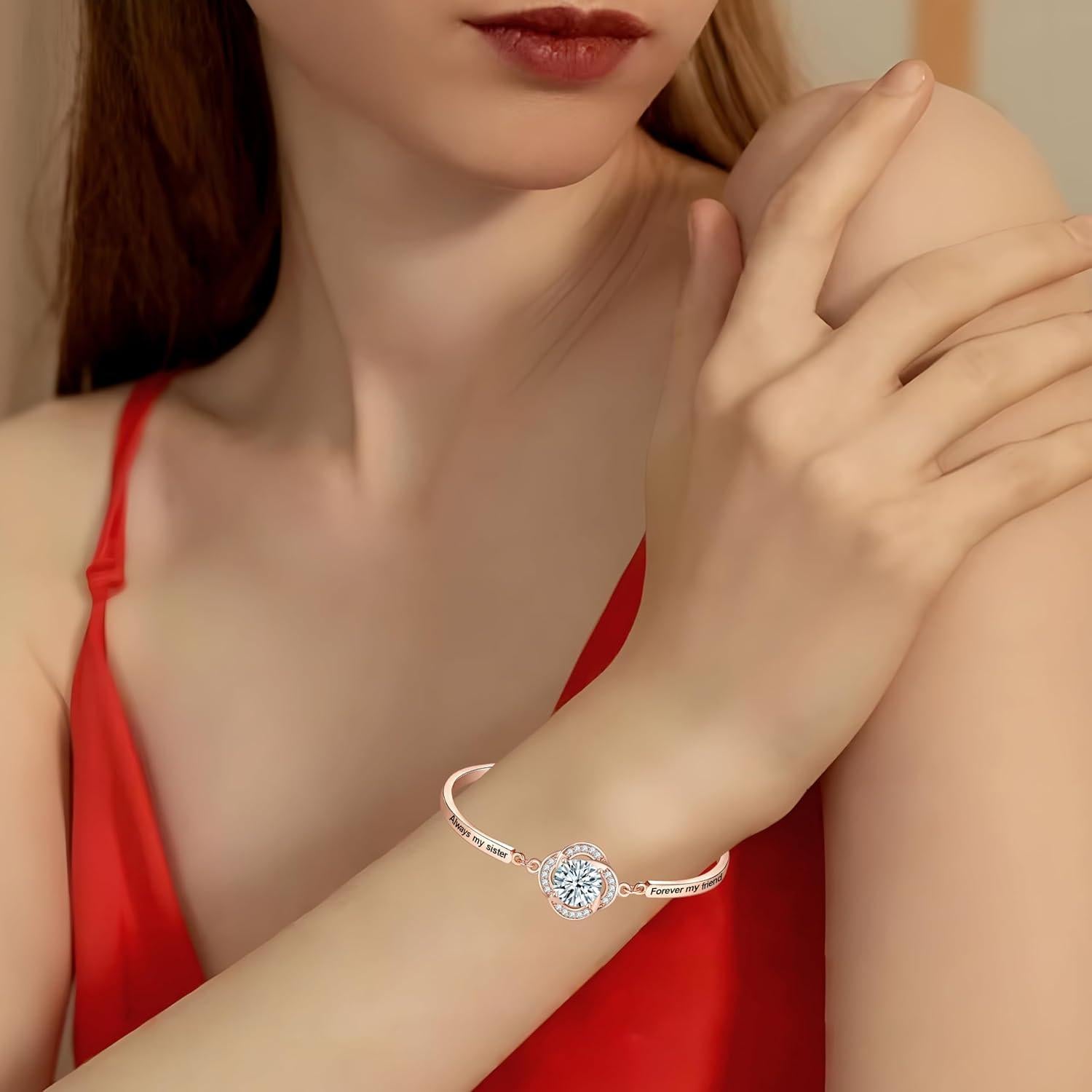 Pulsera Bangle Aihitero para Hermana - Regalo Día de la Madre