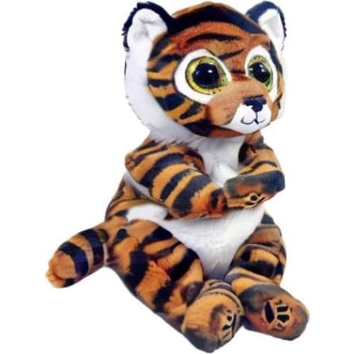 Tigre de Peluche TY Beanie Babies Clawdia 15 cm Marrón