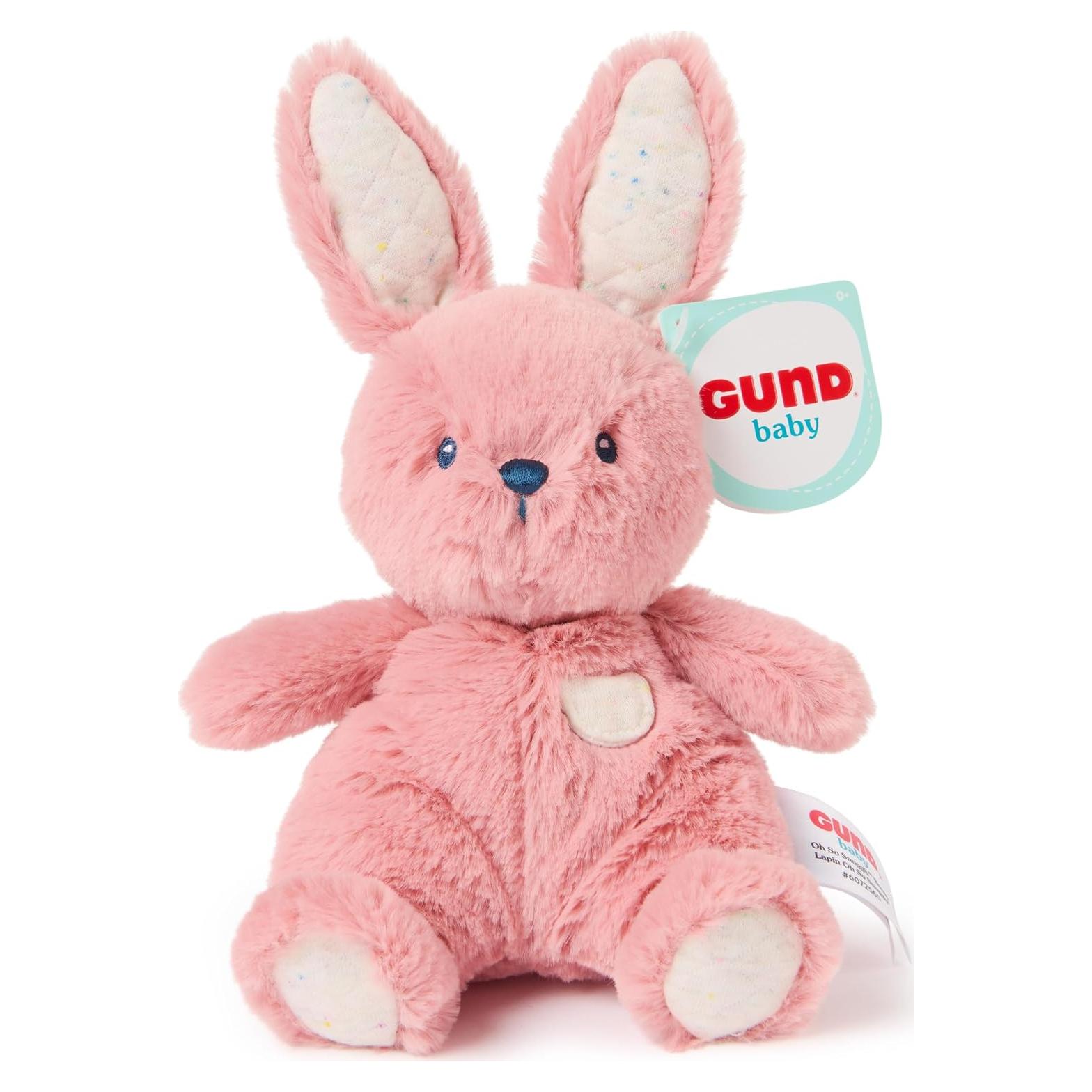 Conejo de Peluche GUND Baby Oh So Snuggly 17.78 cm Rosa