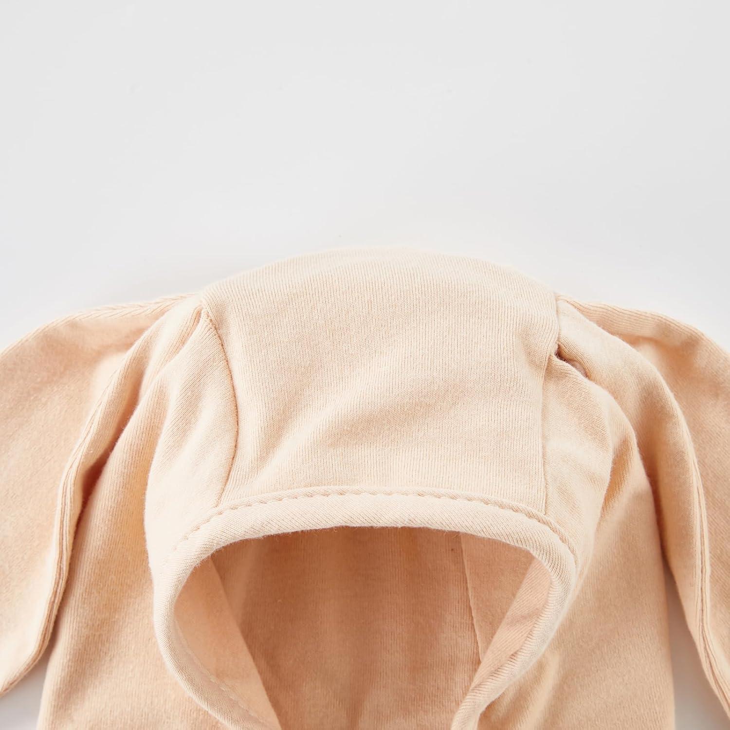Gorro de Conejo para Bebé Merqwadd 0-6 Meses Algodón