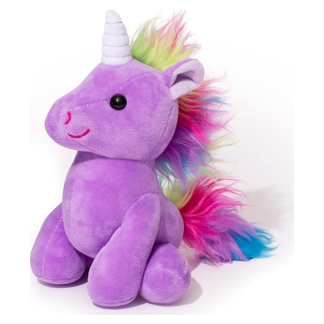 Unicornio de Peluche Pequeño Júpiter 19 cm Púrpura