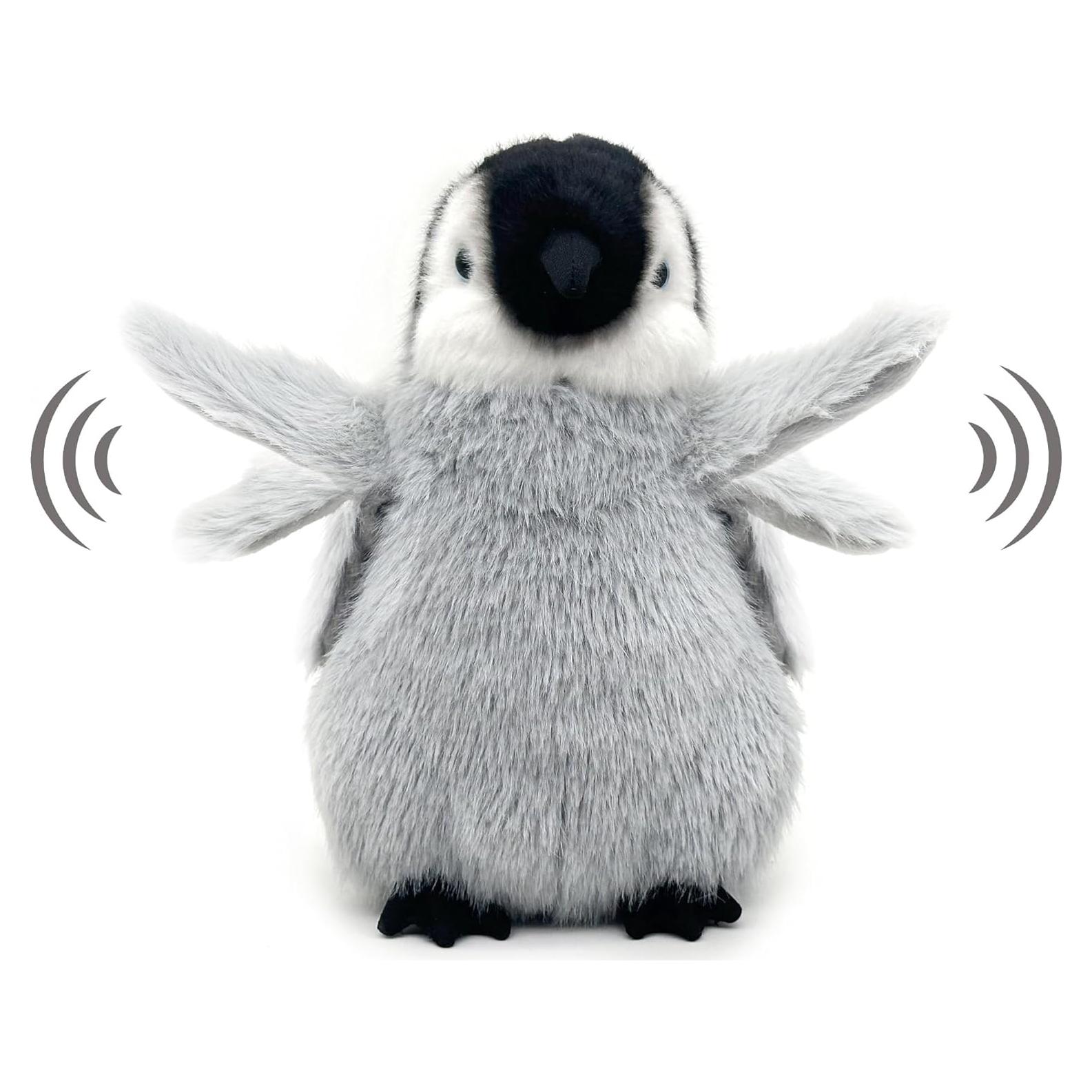 Pingüino de Peluche Interactivo FLUFFYFUN 25 cm - Alas que Aletean
