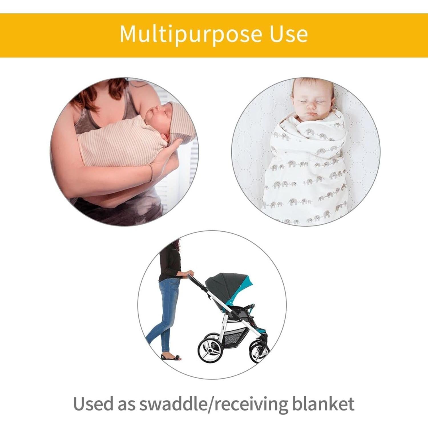 Manta de Envuelo para Bebés Recien Nacidos Pingüino 52.8x29cm