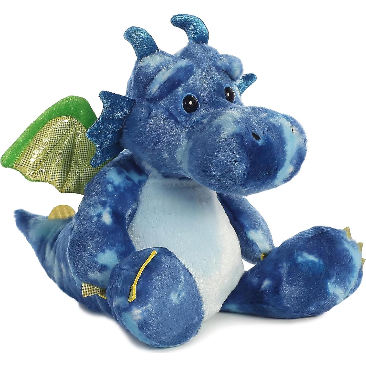 Peluche Dragón Verath Firebreath Aurora 30 cm - Azul
