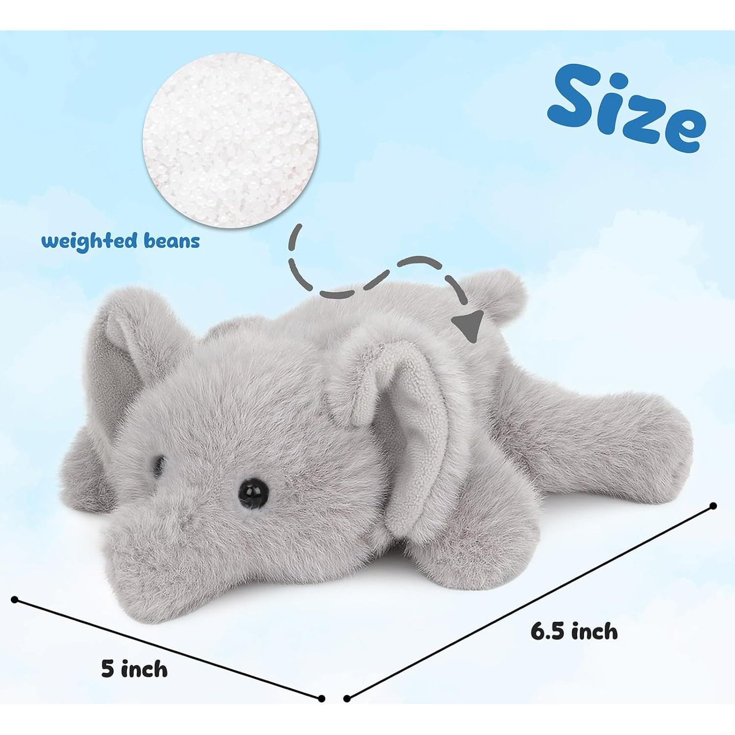 Elefante de Peluche Suave Mushymallow 22.86 cm para Estrés