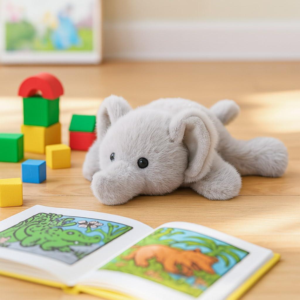 Elefante de Peluche Suave Mushymallow 22.86 cm para Estrés