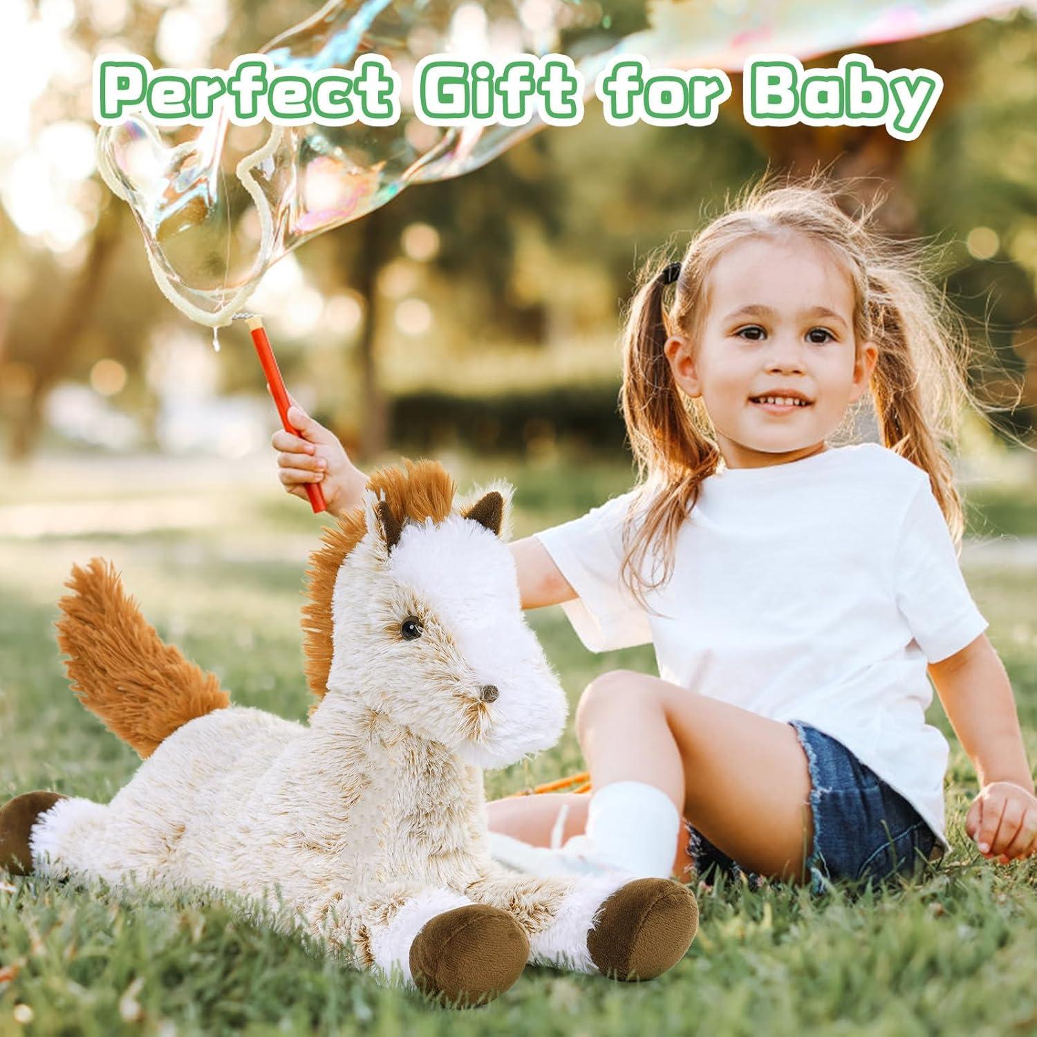 Set de 4 Piezas de Peluche Caballo Tezituor 54cm