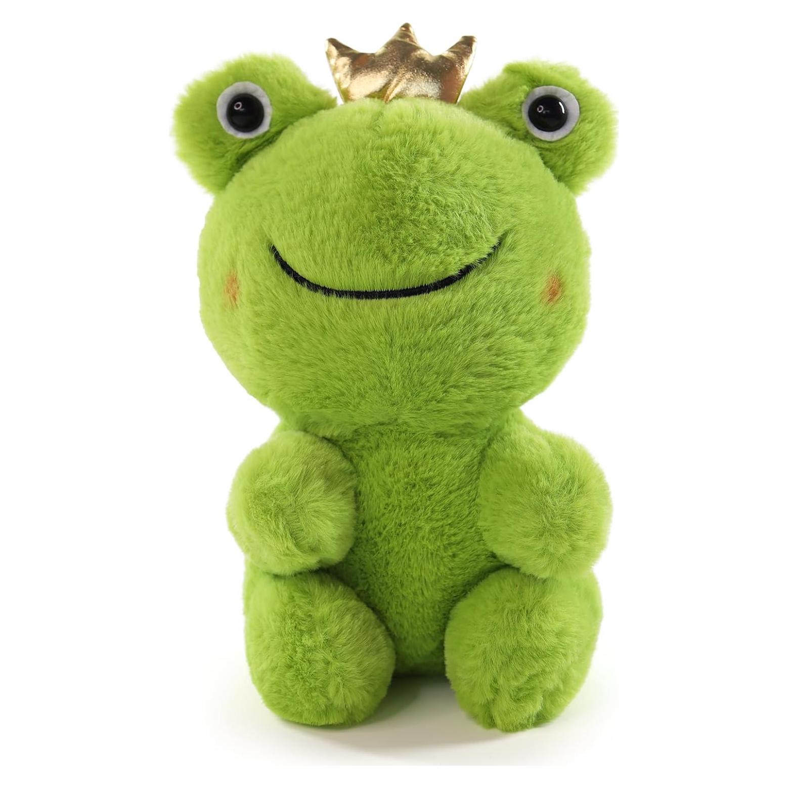 Rana de Peluche Sew Butiful 23 cm Suave Verde para Niños
