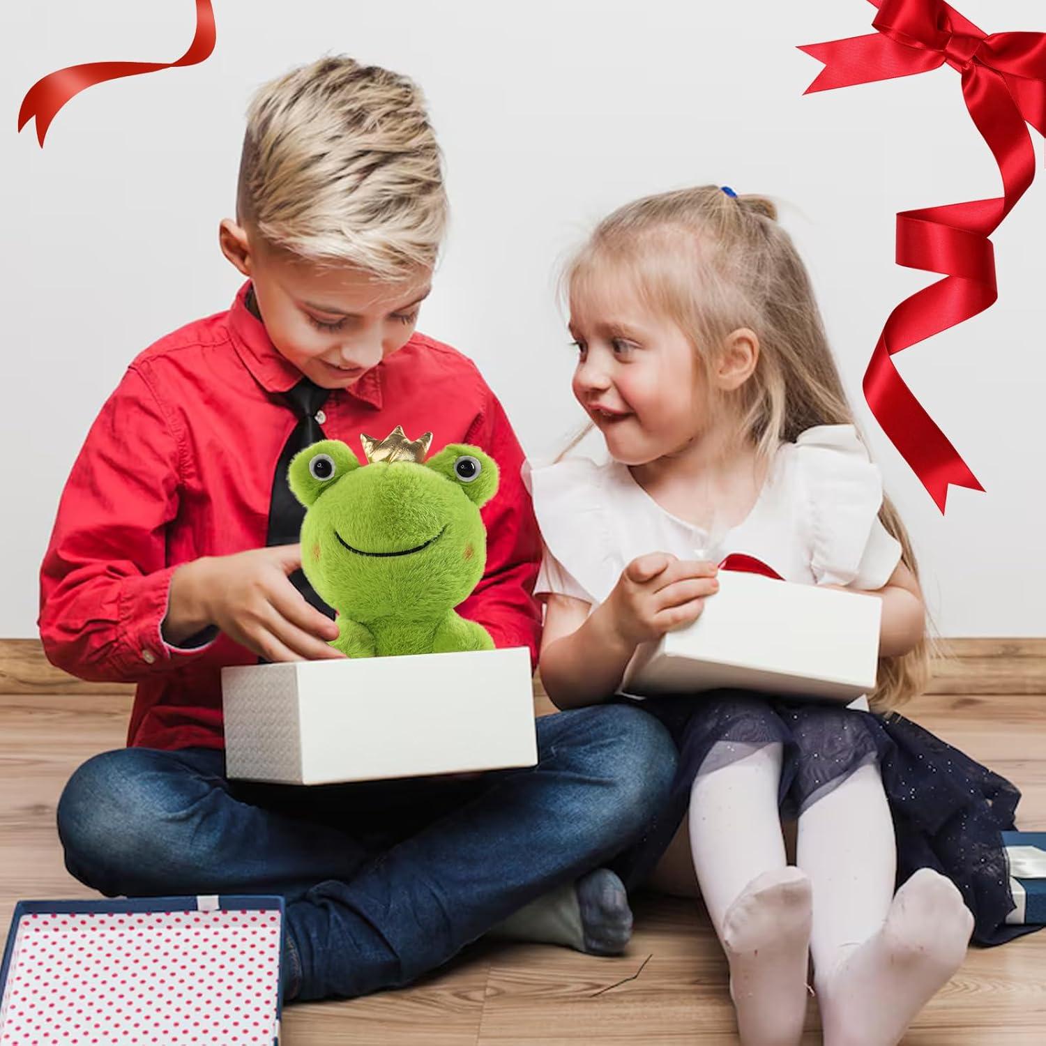 Rana de Peluche Sew Butiful 23 cm Suave Verde para Niños