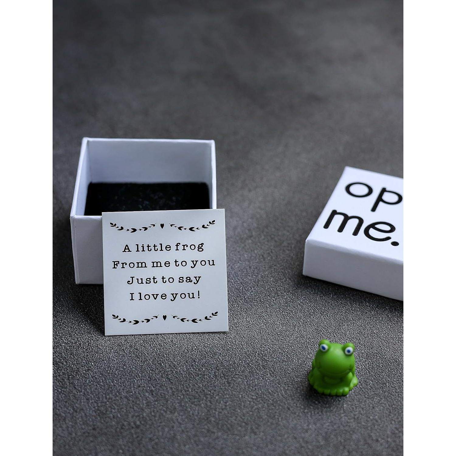 Regalo Creativo Rana con Poema - Caja de Felicidad Funfeel