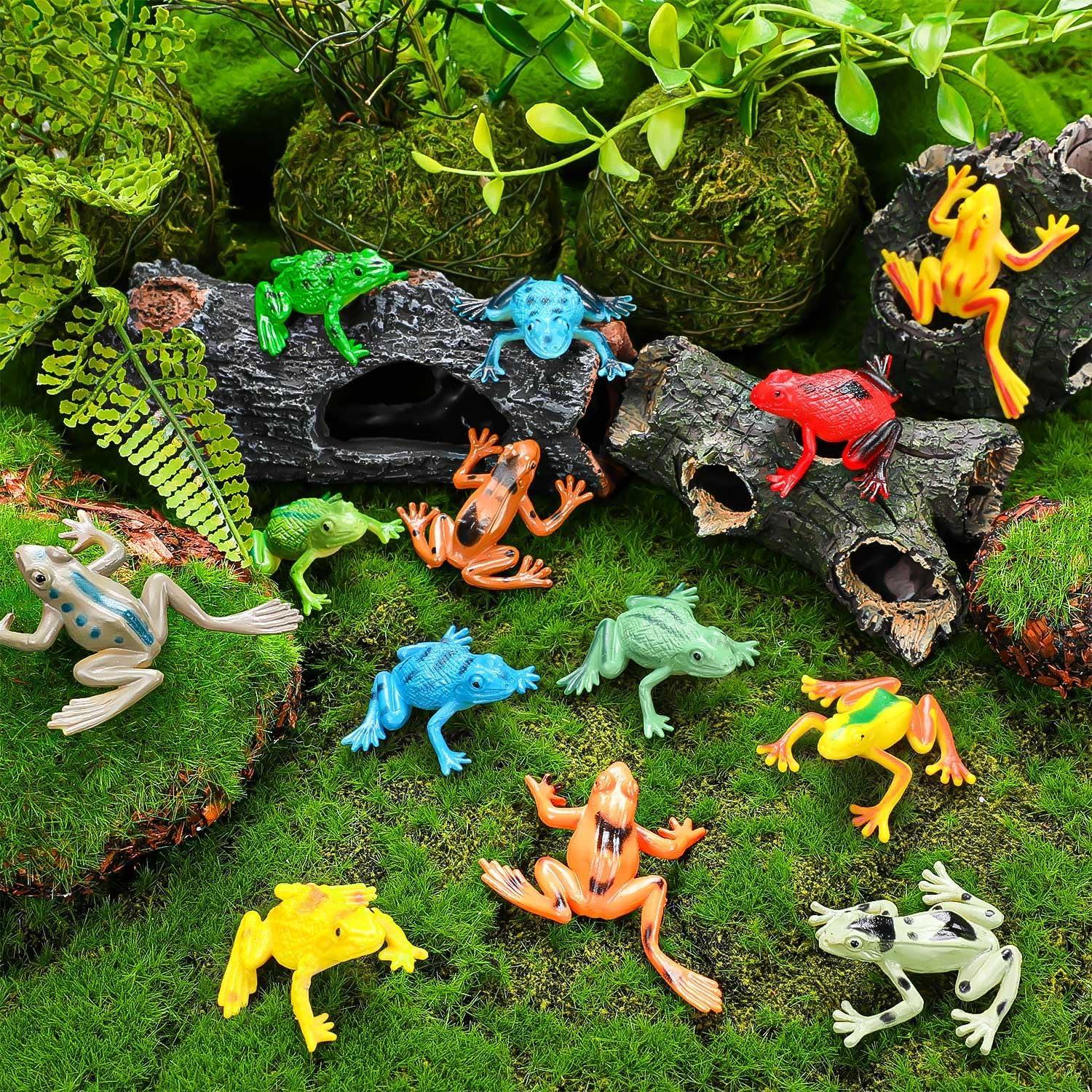 Set de 36 Juguetes de Ranas de Plástico HTZNHXT para Niños