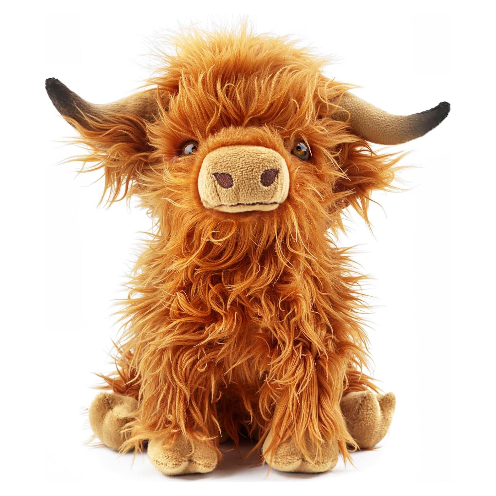 Juguete de Peluche Vaca de las Tierras Altas FSUGT 26.7cm