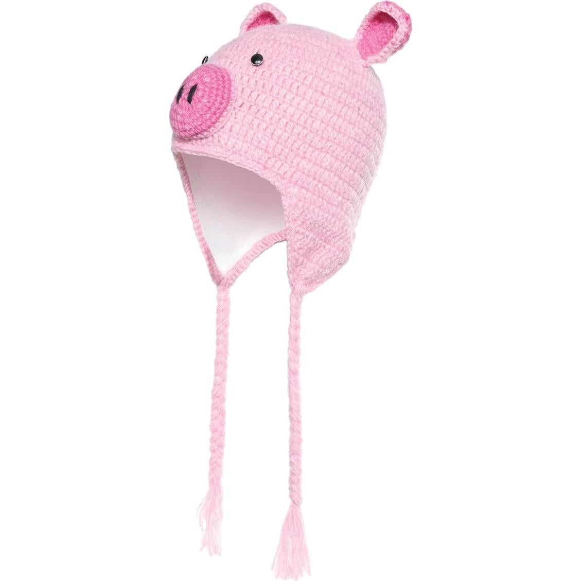 Gorro de Punto con Forro Polar y Orejas de Animal Royal