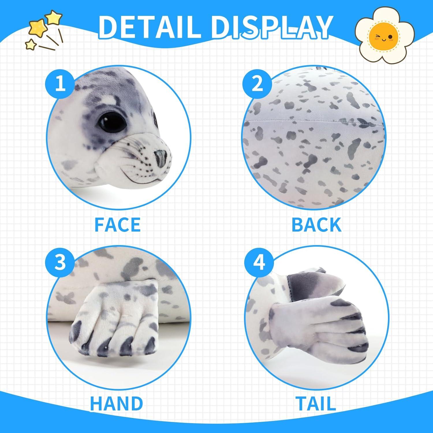 Peluches de foca Sew Butiful 30.48 cm para niños