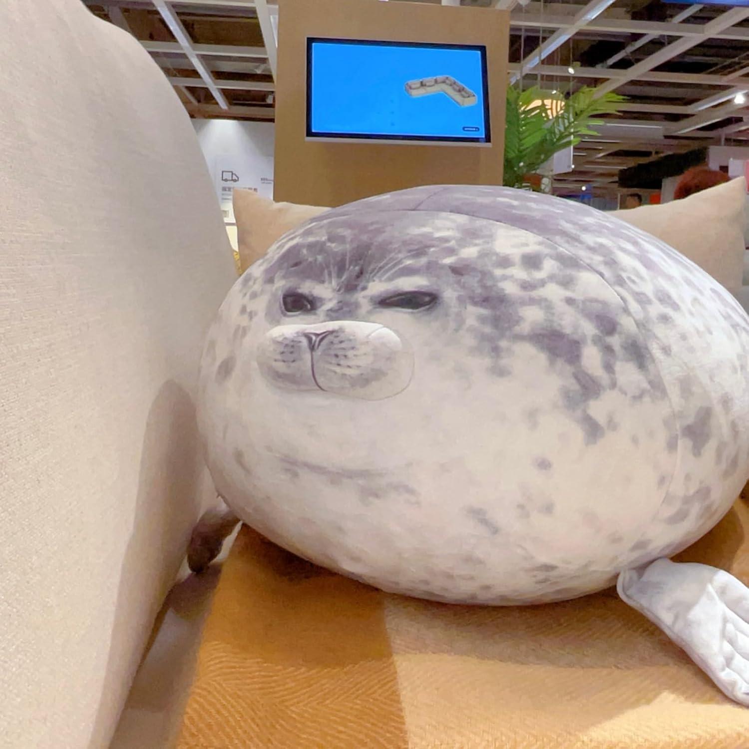 Almohada Foca Gorda LUXSIT 60.4 cm Suave y Abrazable