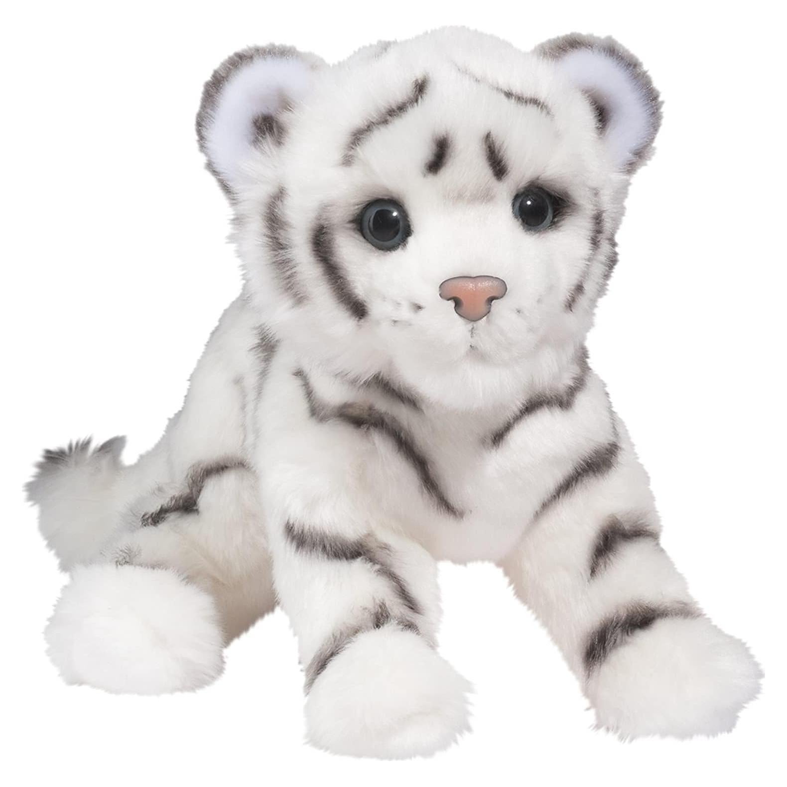 Peluche Tigre Blanco Silky Douglas 36 cm Realista