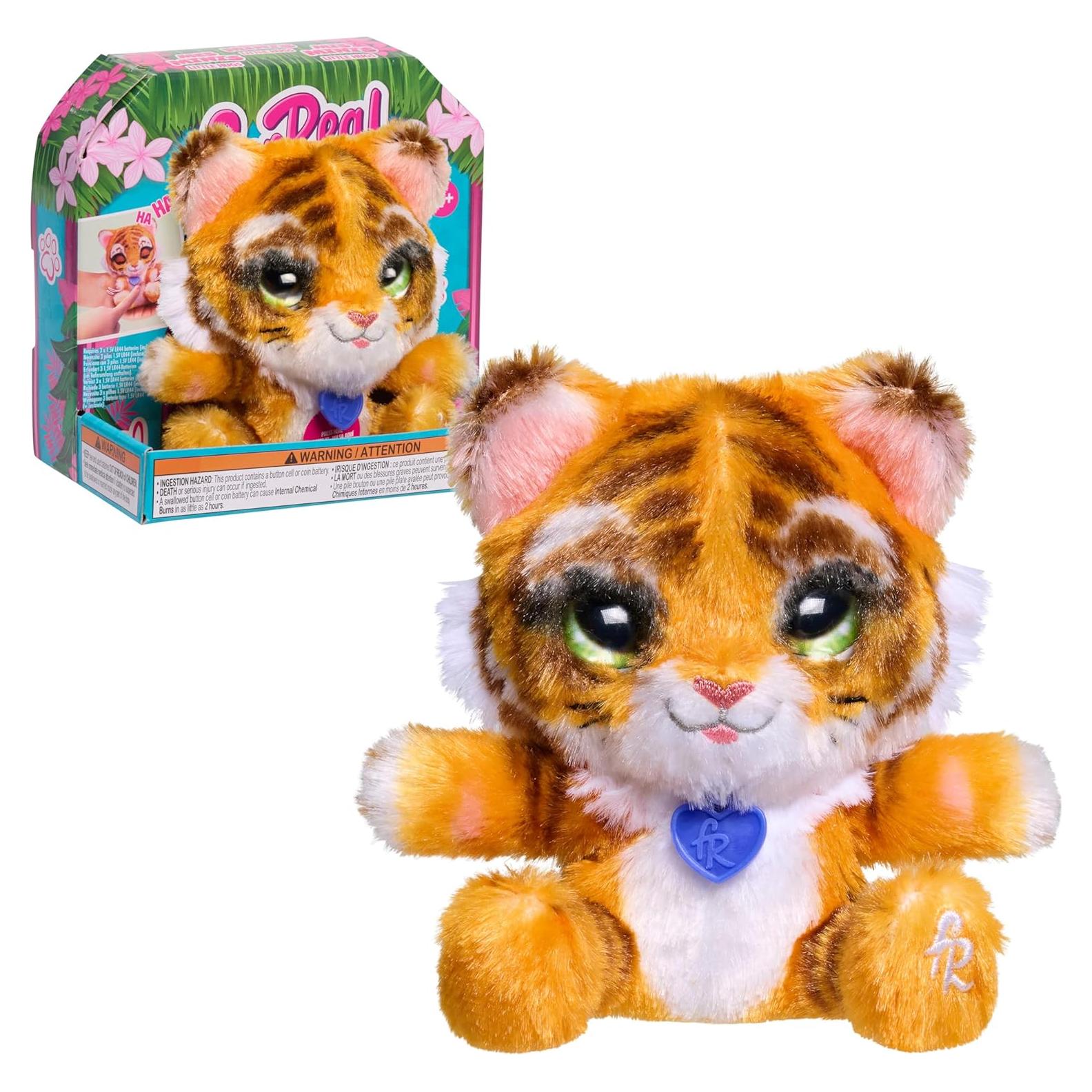 furReal Mis Minis Tigre Abracitos Interactivo 11.4 cm Just Play