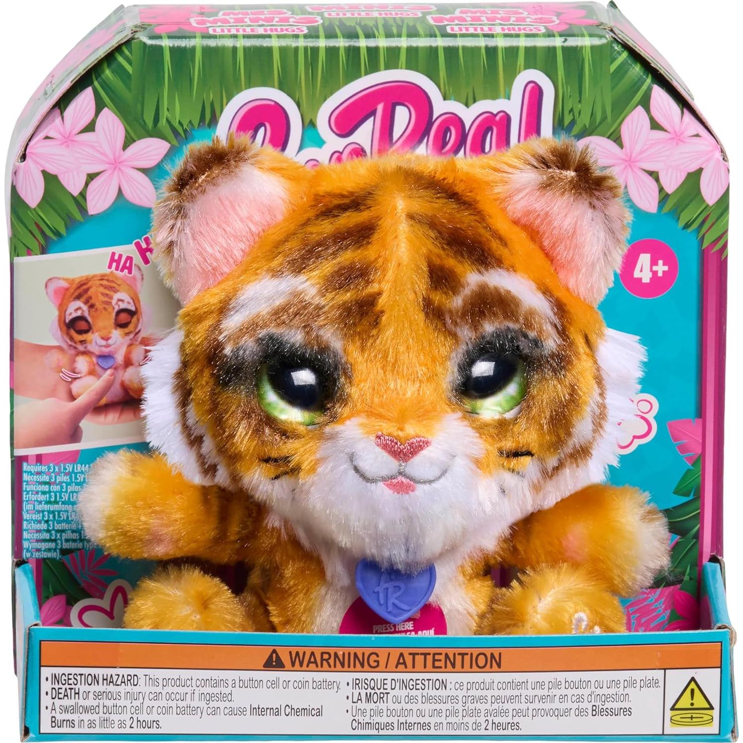 furReal Mis Minis Tigre Abracitos Interactivo 11.4 cm Just Play