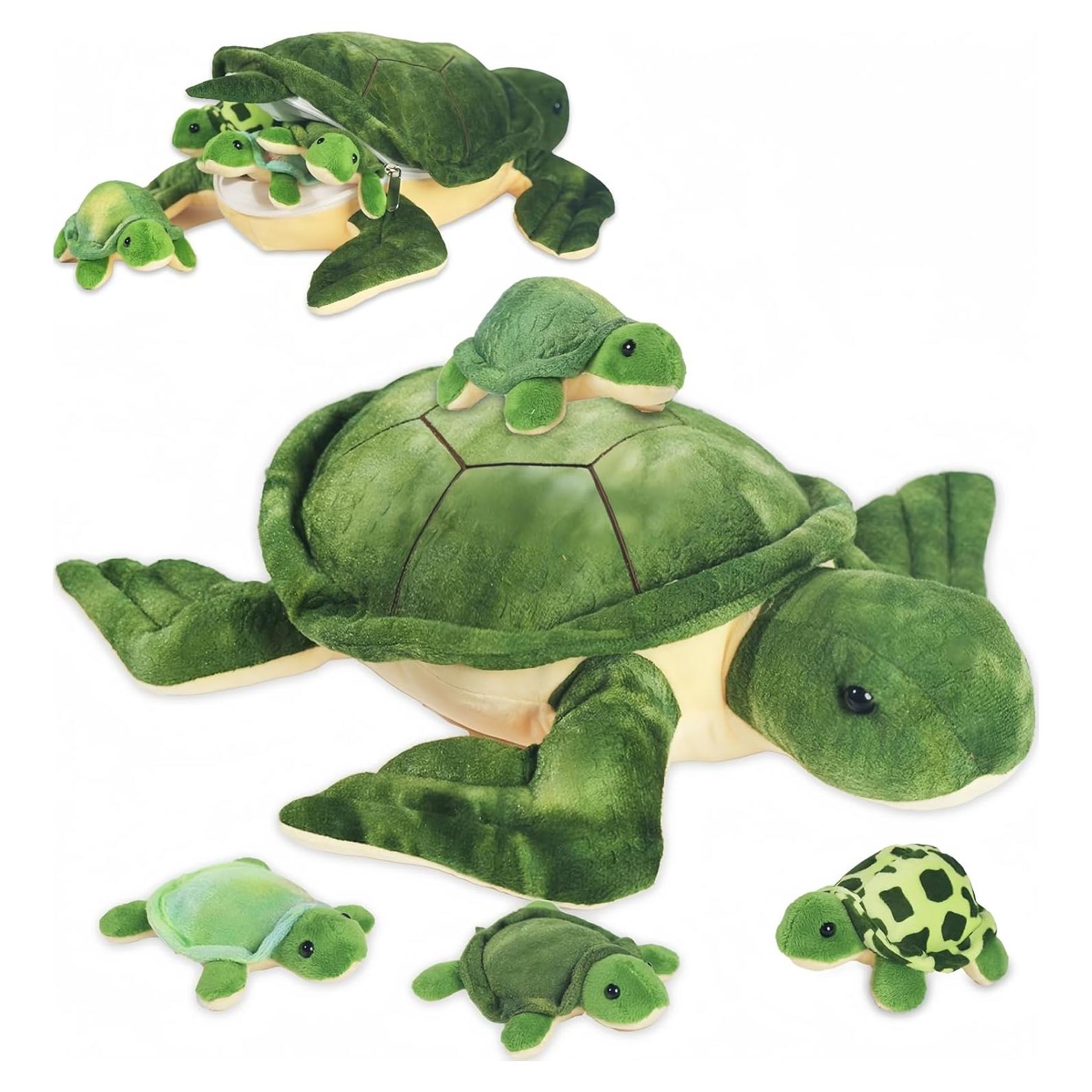 Juego de 5 Piezas Tortuga de Peluche Youthfuljive 30 cm