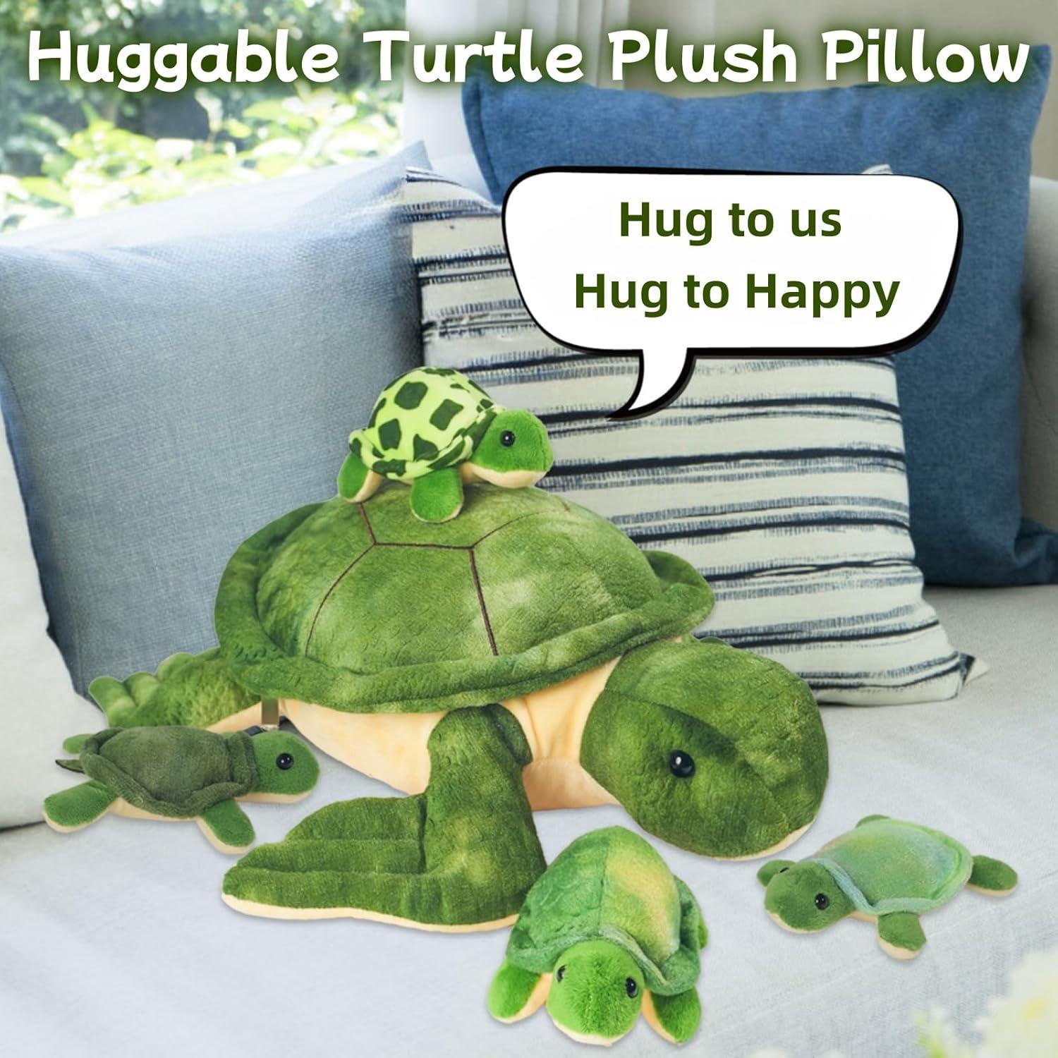 Juego de 5 Piezas Tortuga de Peluche Youthfuljive 30 cm