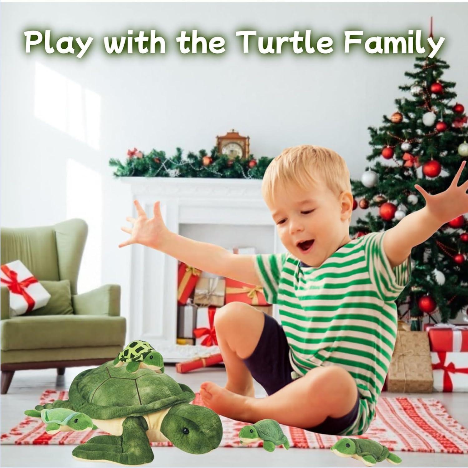 Juego de 5 Piezas Tortuga de Peluche Youthfuljive 30 cm