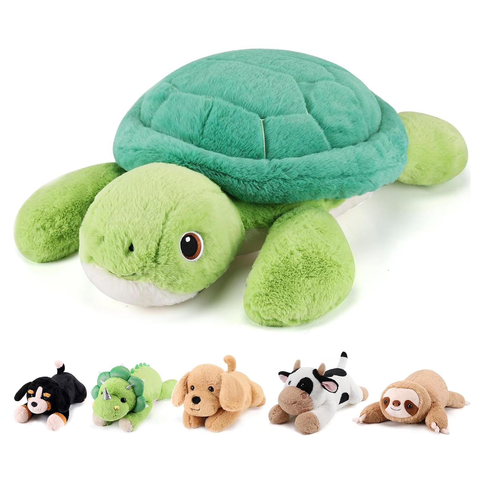 Peluche con peso Vaca Gnomantic 30.48 cm 0.4 kg para niños y adultos