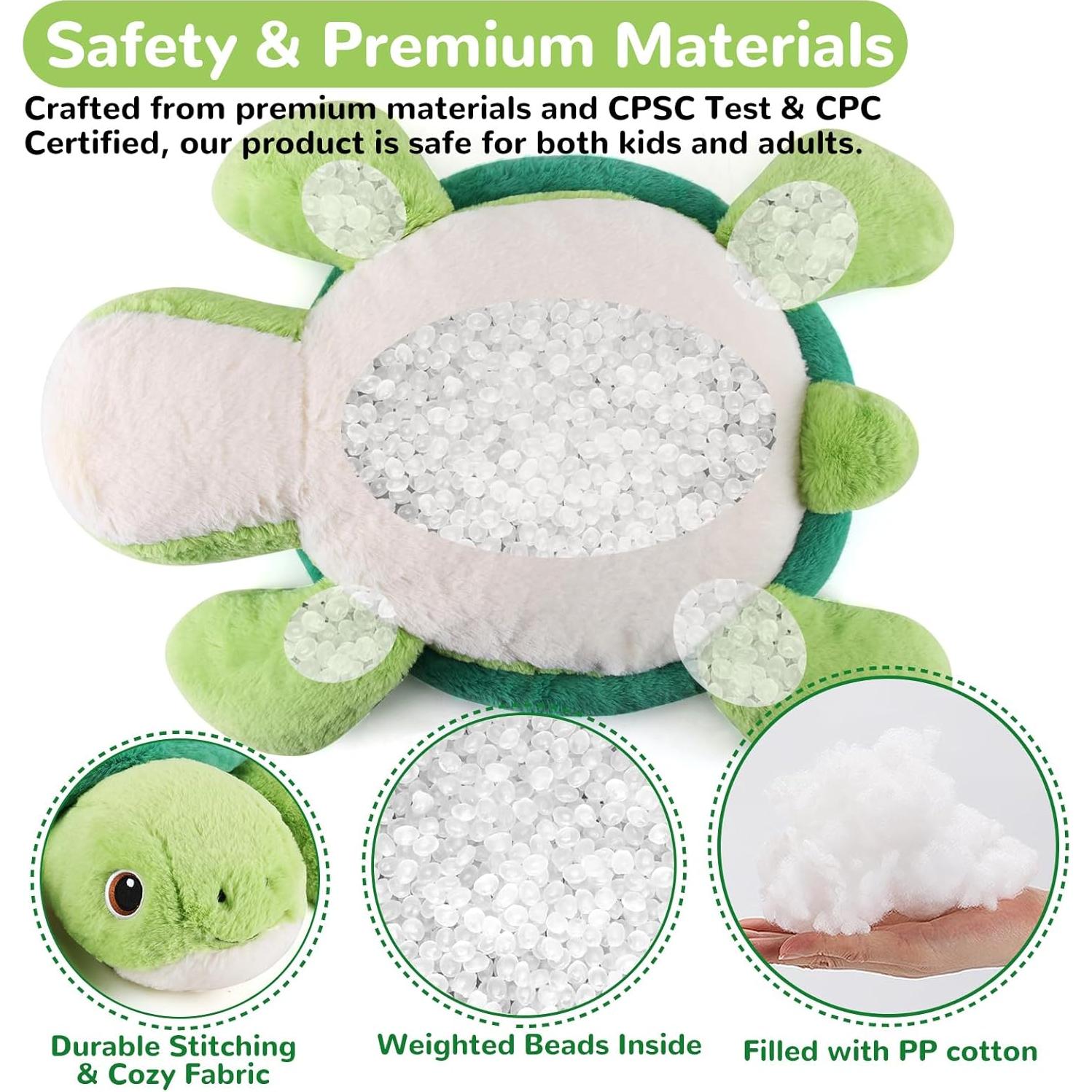 Peluche con peso Vaca Gnomantic 30.48 cm 0.4 kg para niños y adultos