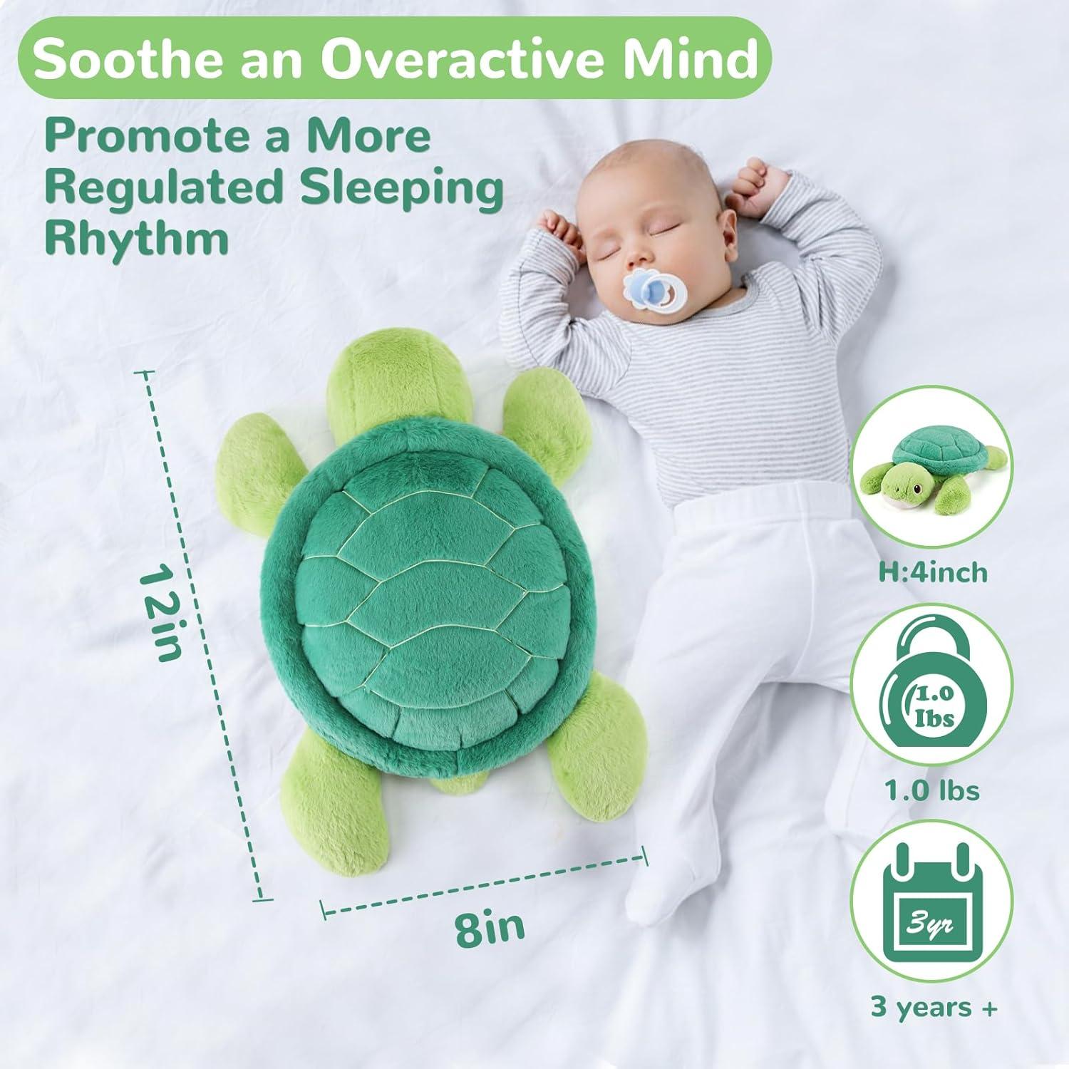 Peluche con peso Vaca Gnomantic 30.48 cm 0.4 kg para niños y adultos