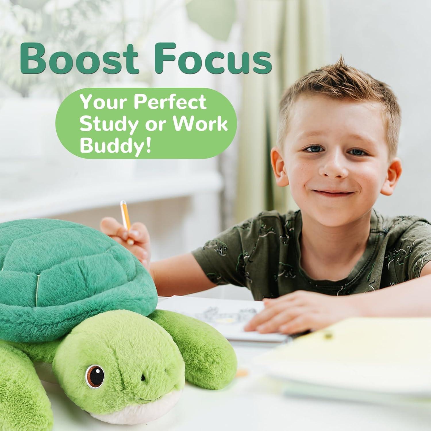 Peluche con peso Vaca Gnomantic 30.48 cm 0.4 kg para niños y adultos