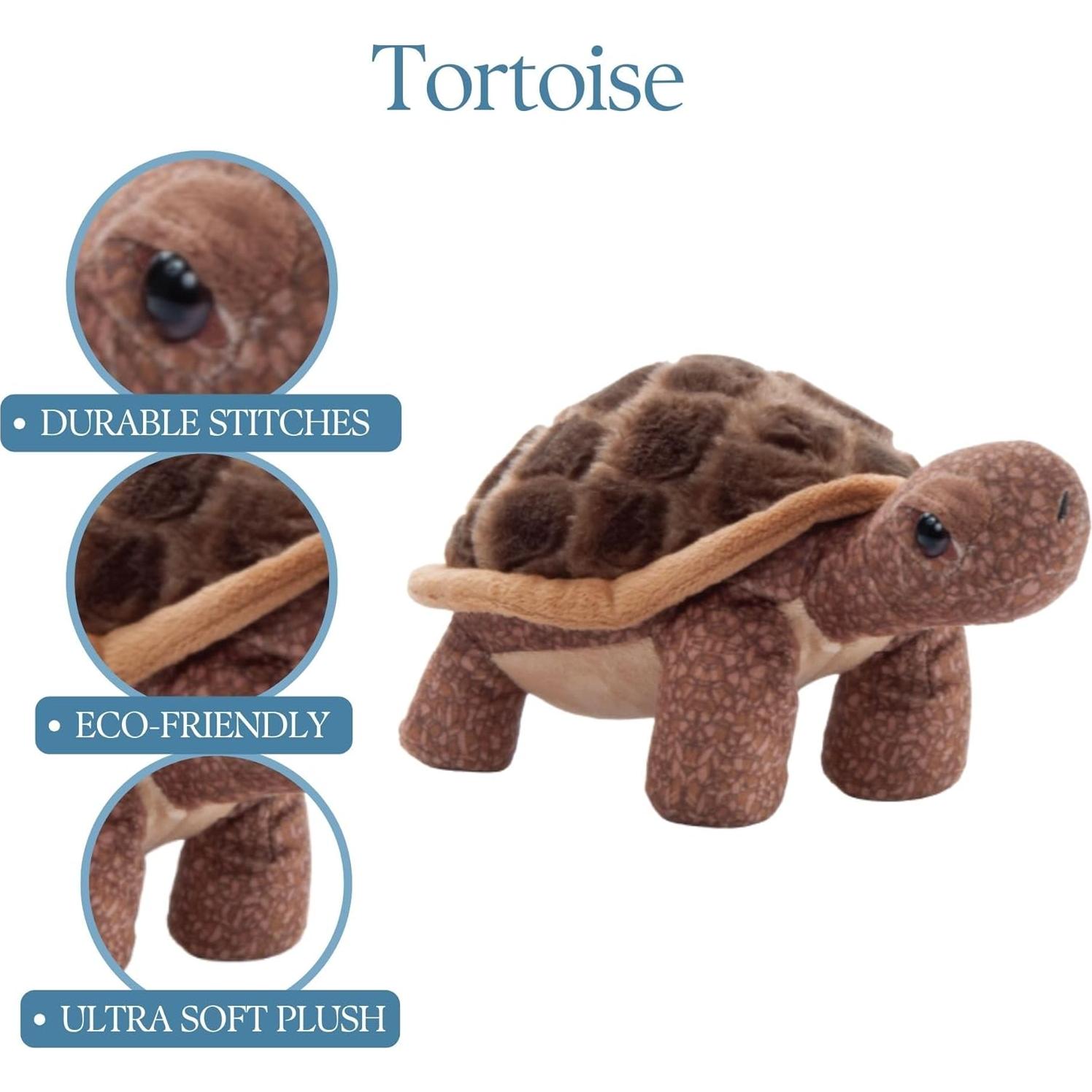 Tortuga de Peluche El Zoológico de Caricias 22.86 cm