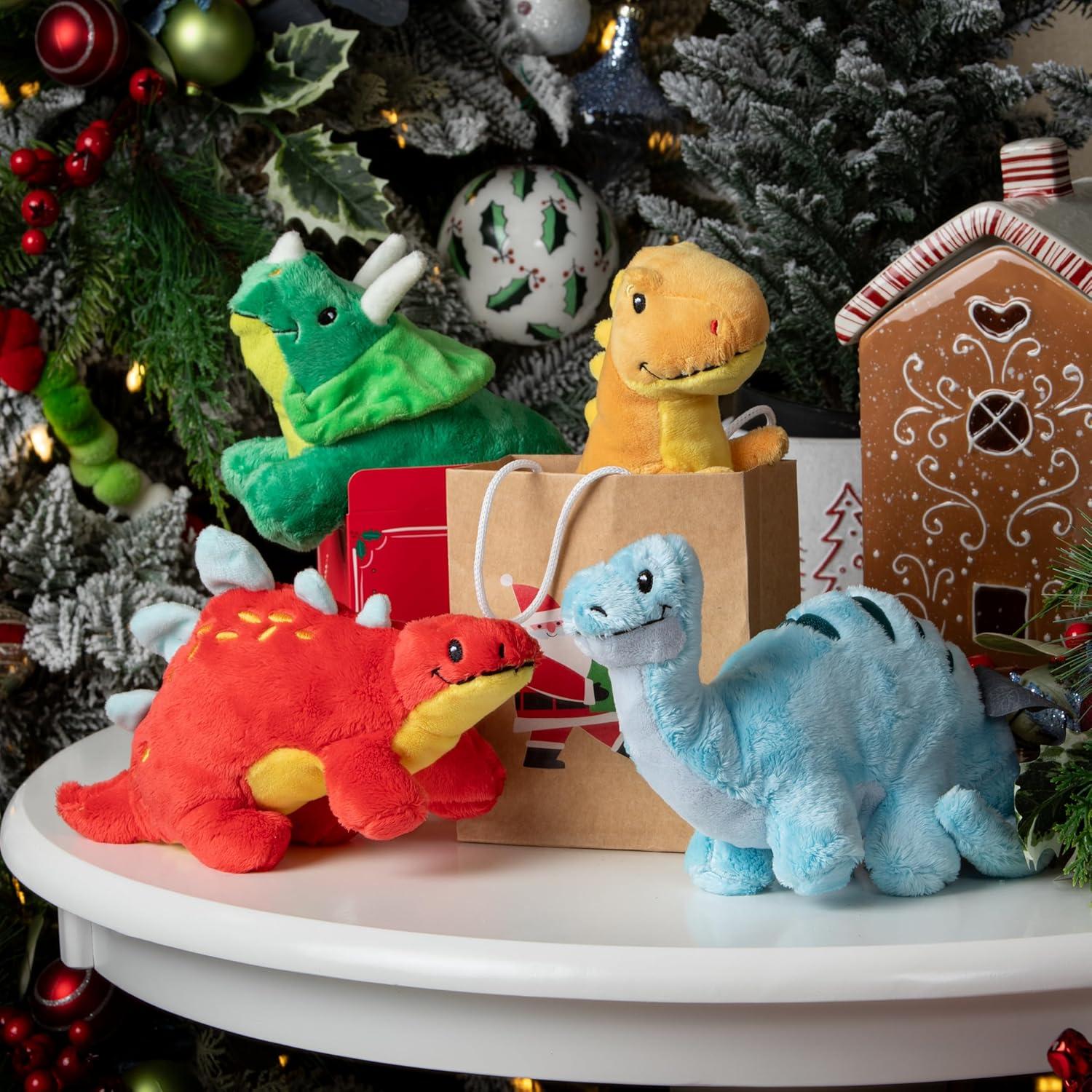 Peluche Estegosaurio Rojo ZOOLOGEE 27.9x11.4x17.8 cm