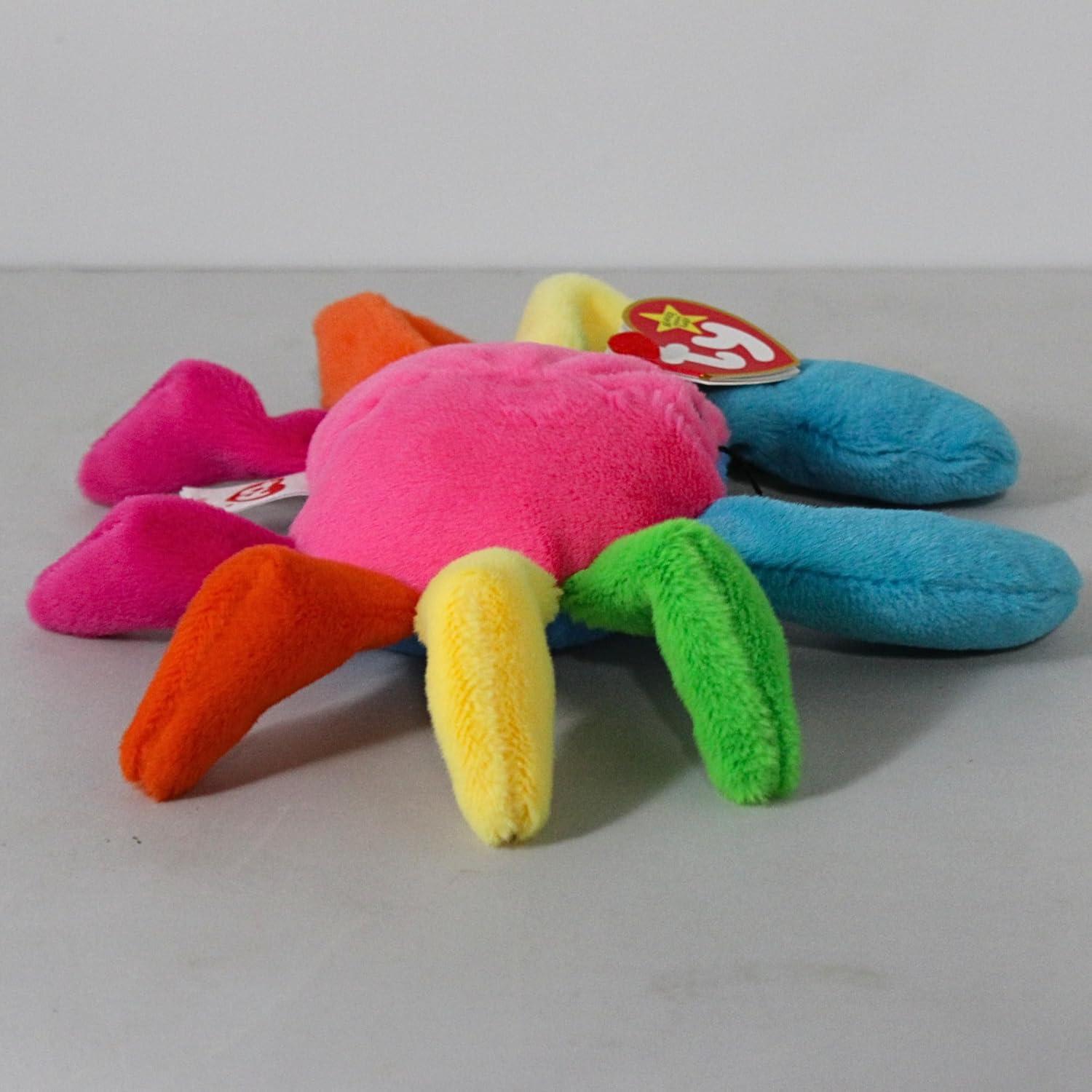 Peluches Ty Beanie Babies Scuttle Cangrejo Arcoíris 20cm