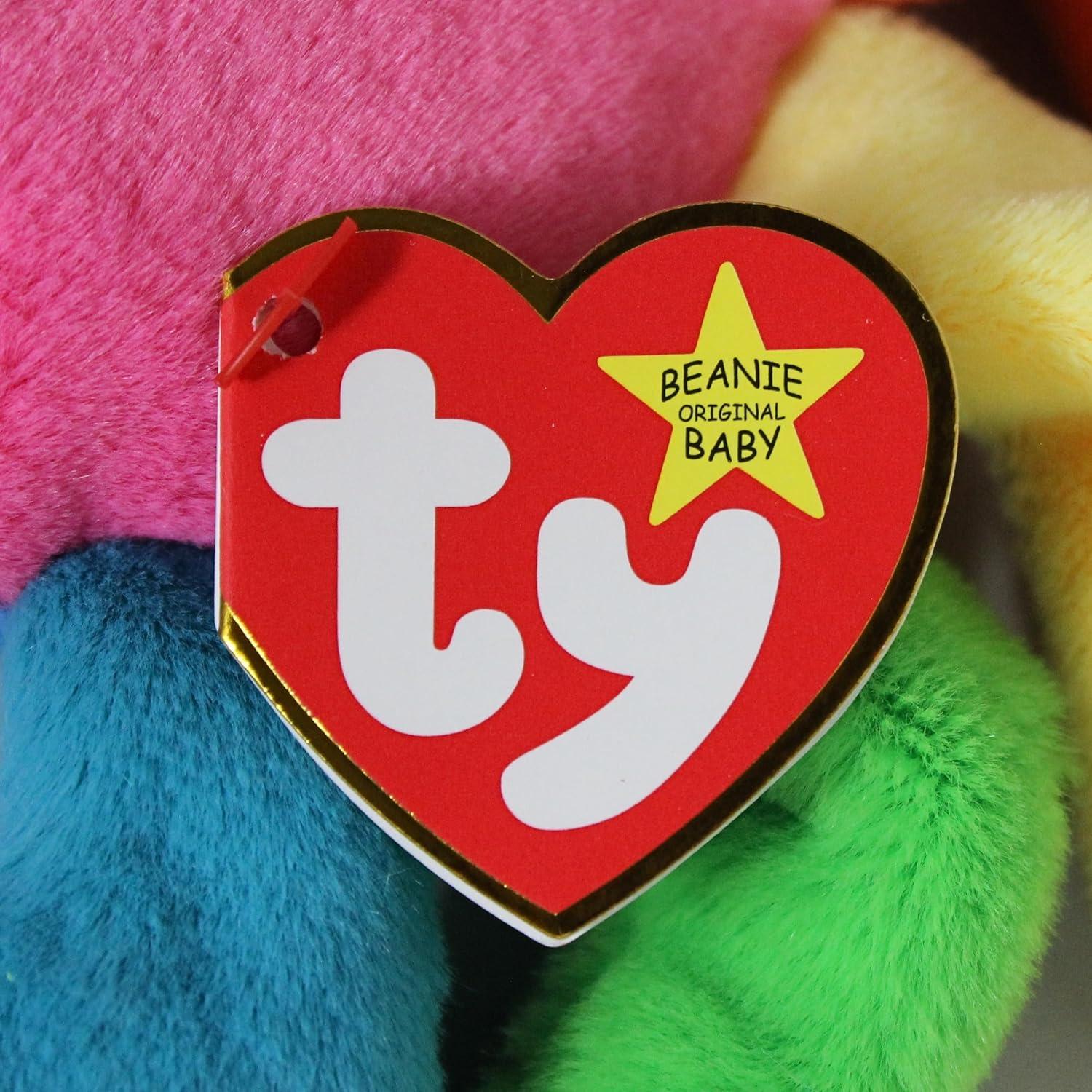 Peluches Ty Beanie Babies Scuttle Cangrejo Arcoíris 20cm