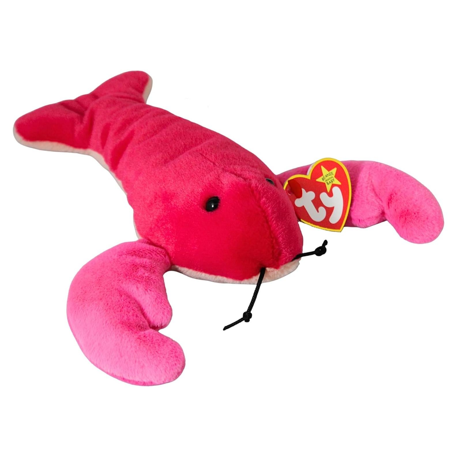 Peluche Ty Beanie Babies Louie El Langosta 19 cm
