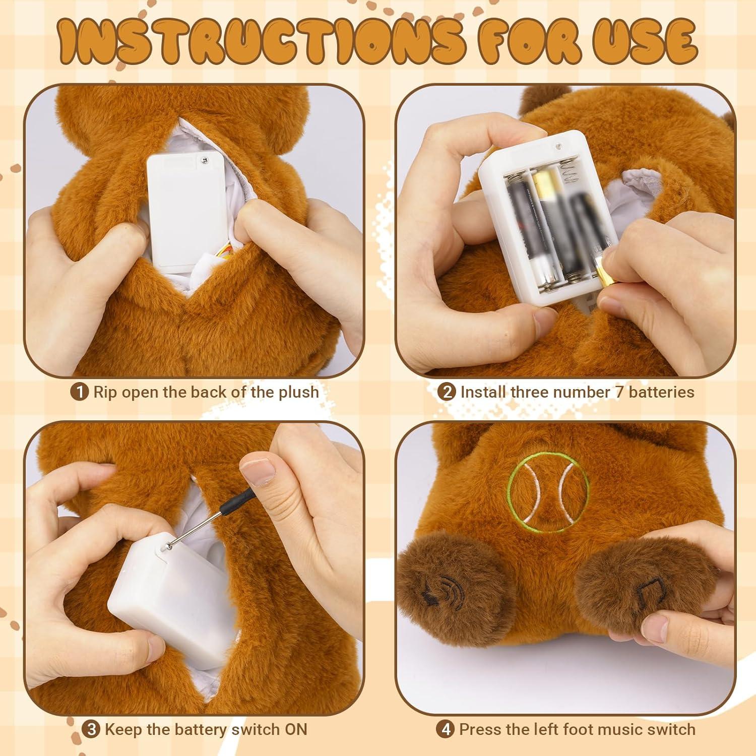 Peluche Capibara que Respira Prewplam - Juguete Musical 258g