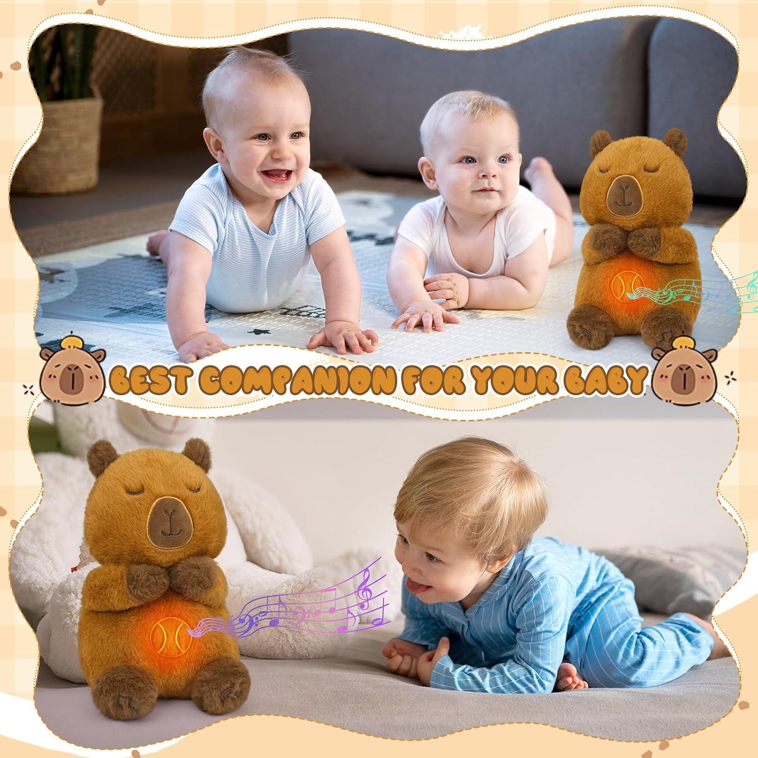 Peluche Capibara que Respira Prewplam - Juguete Musical 258g