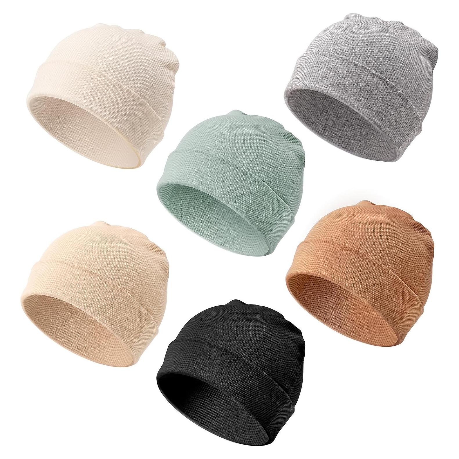Set de 6 Gorras Beanie DRESHOW para Bebés 0-24 Meses
