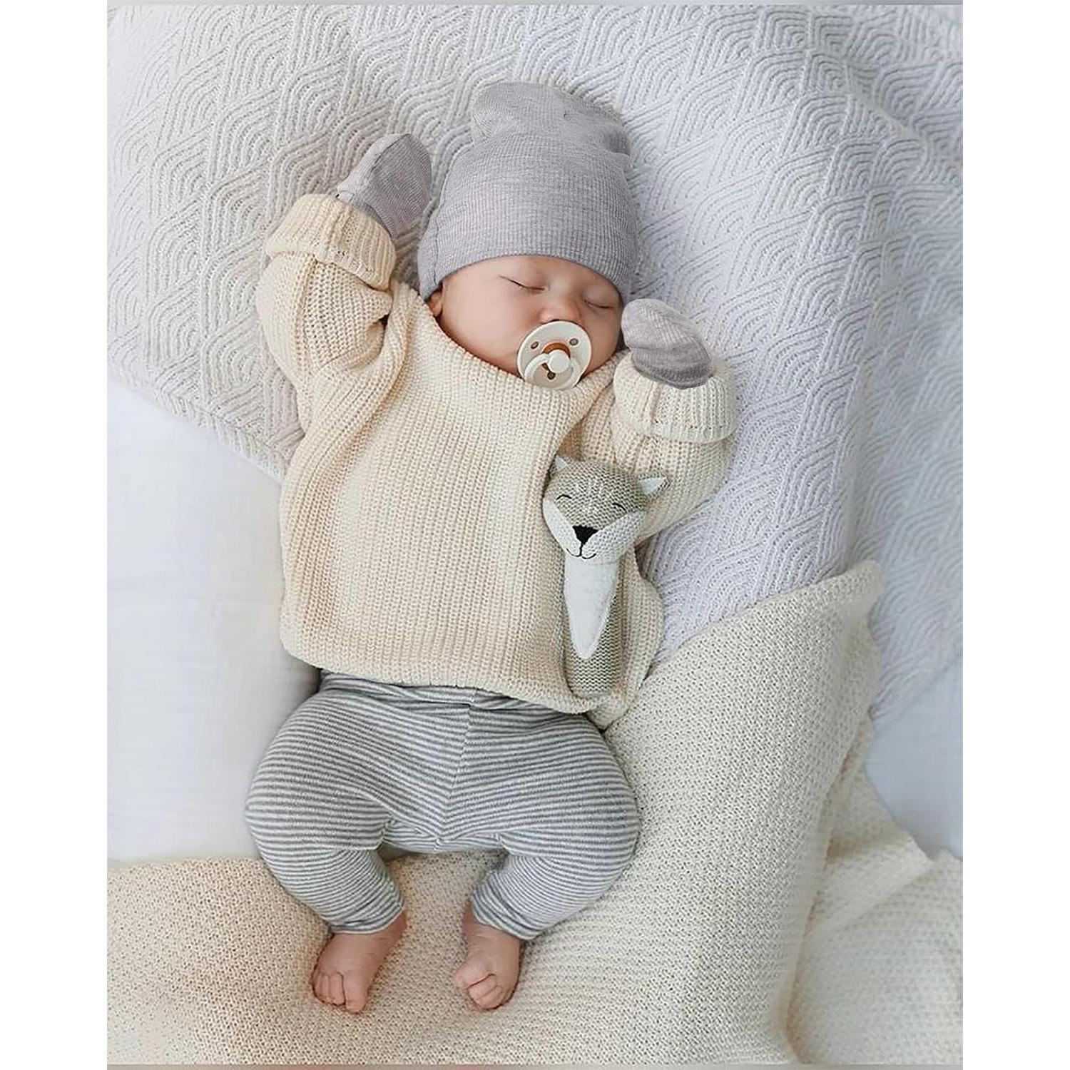 Conjunto Gorro y Manoplas BQUBO Bebé 0-6 Meses Unisex