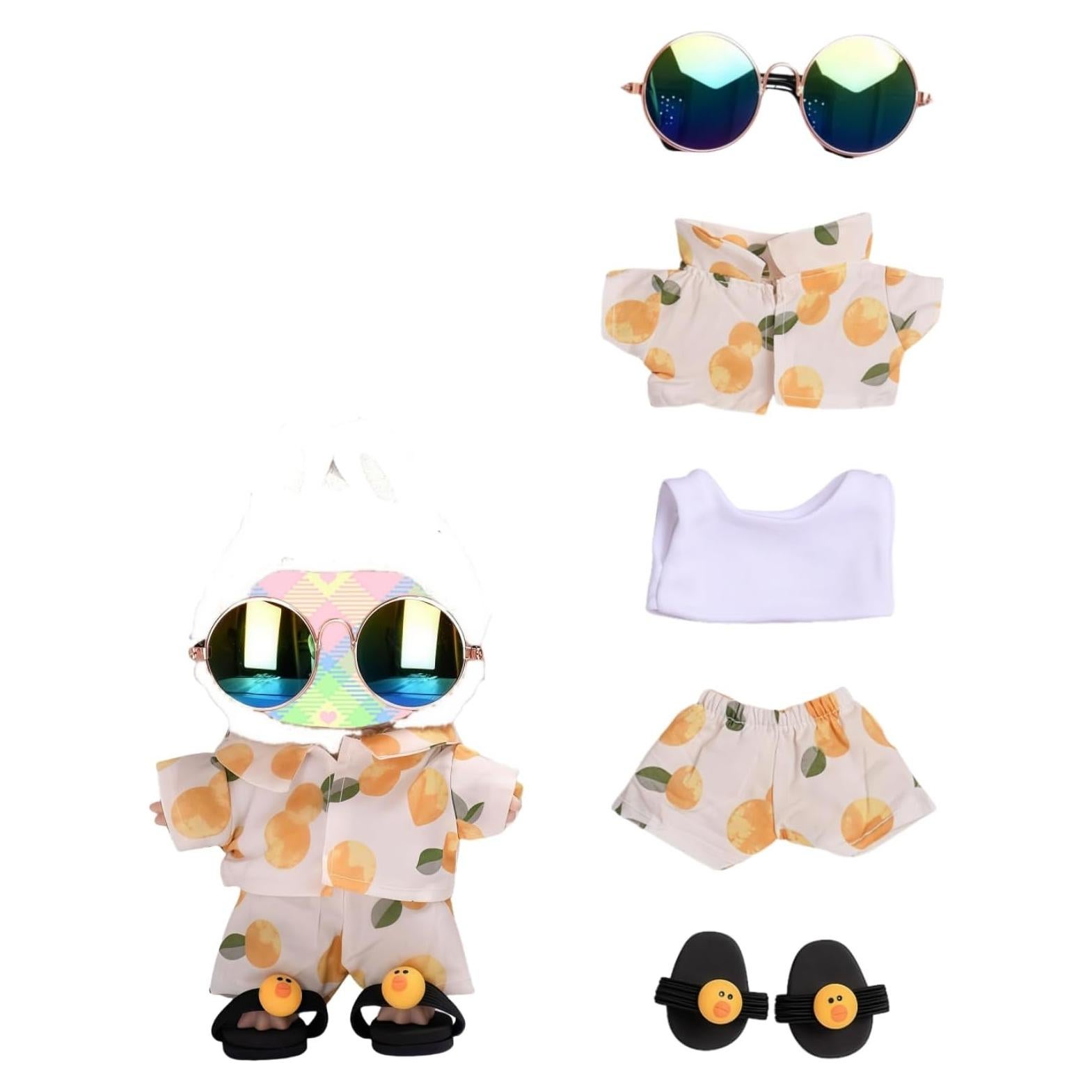 Conjunto de Traje de Playa Kawaii TOU-BEGUIN 5 Piezas 17 cm