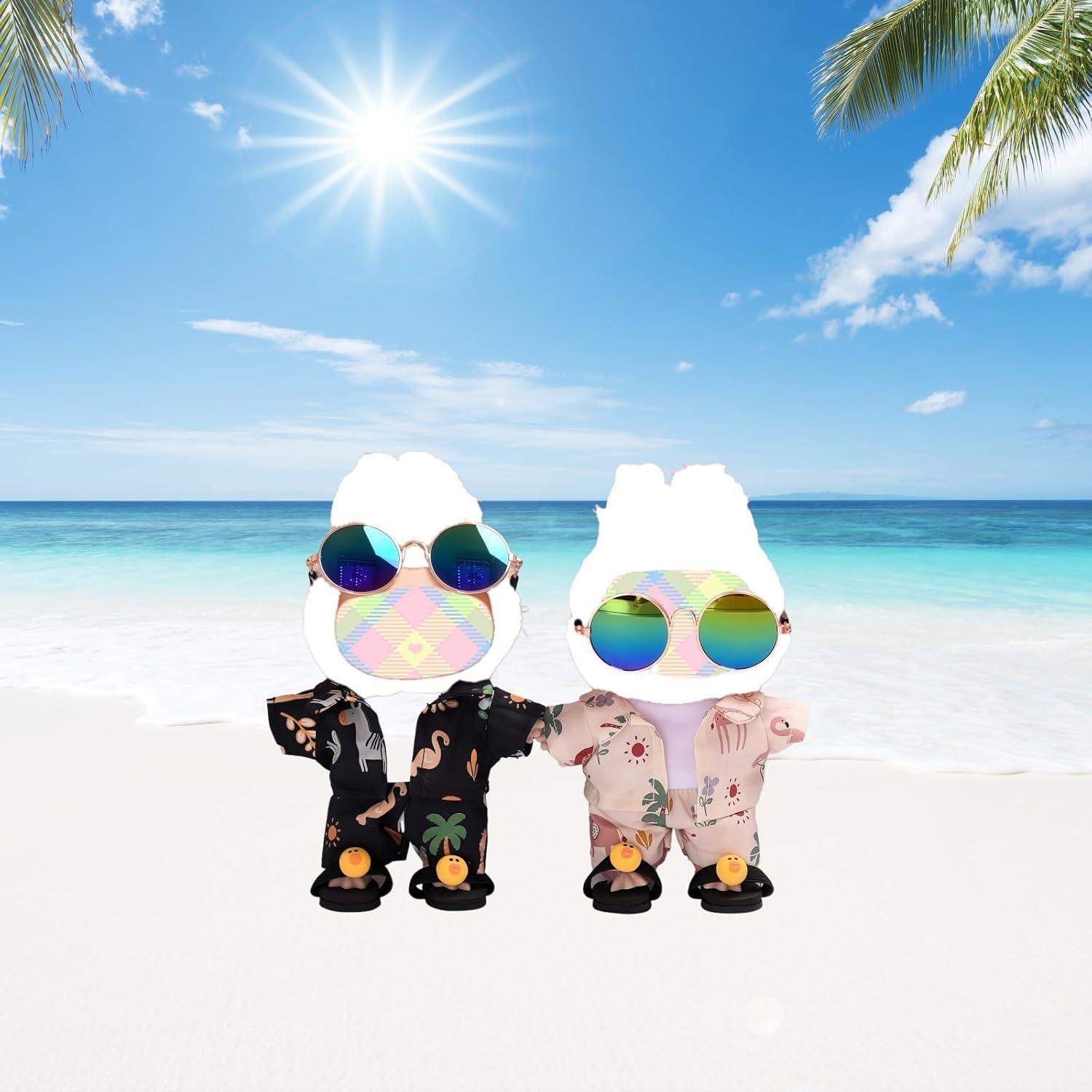 Conjunto de Traje de Playa Kawaii TOU-BEGUIN 5 Piezas 17 cm