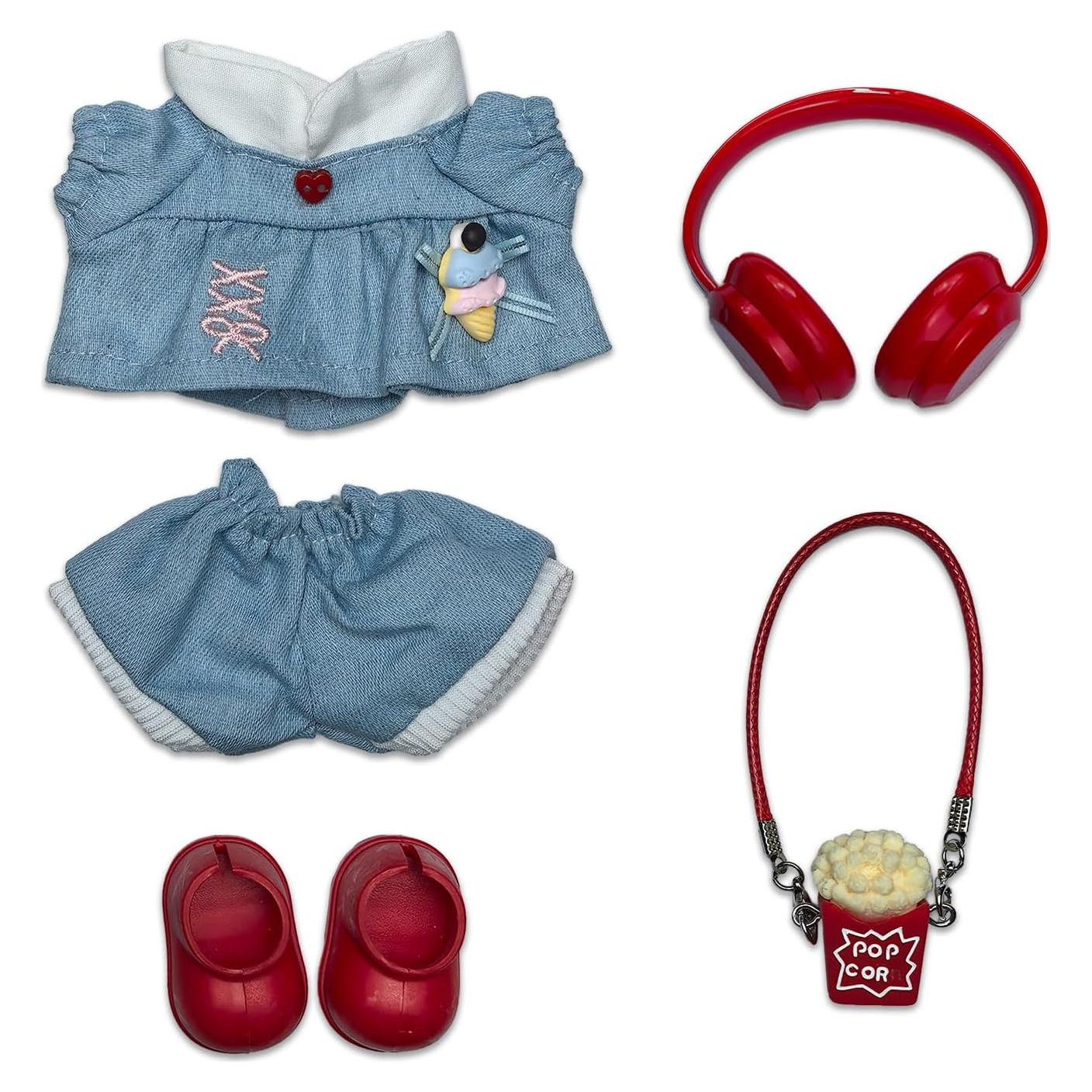 Conjunto de Ropa para Muñecas 17cm NAIWOXI Estilo K Accesorios