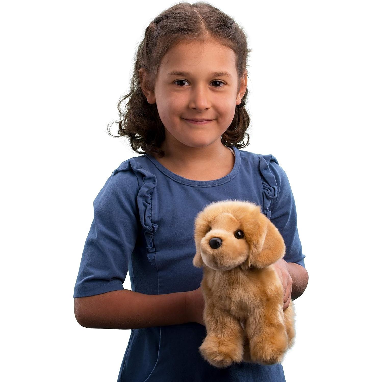 Peluche Golden Retriever Chap Douglas 25 cm Realista