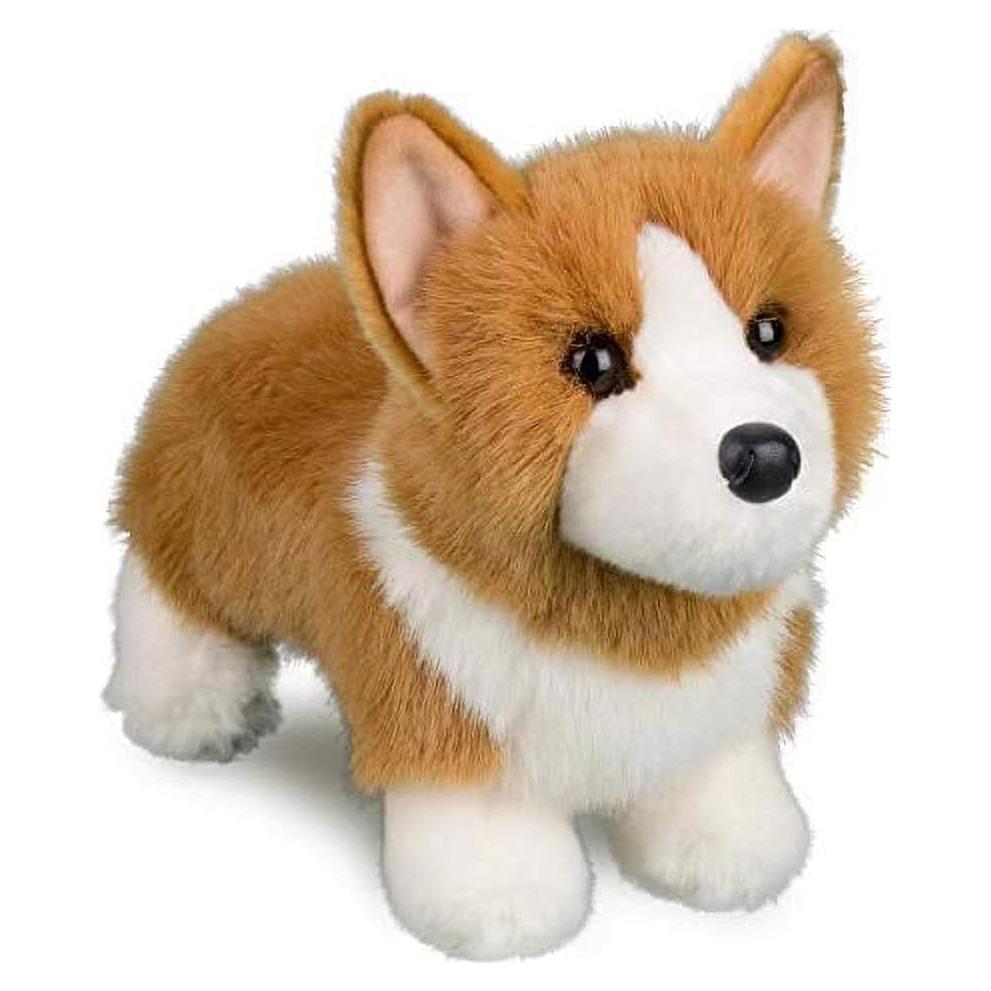 Peluche Corgi Louie Douglas 25 cm Suave y Realista
