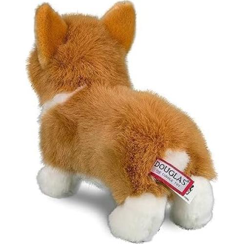 Peluche Corgi Louie Douglas 25 cm Suave y Realista