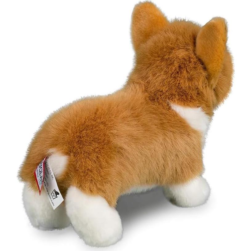 Peluche Corgi Louie Douglas 25 cm Suave y Realista